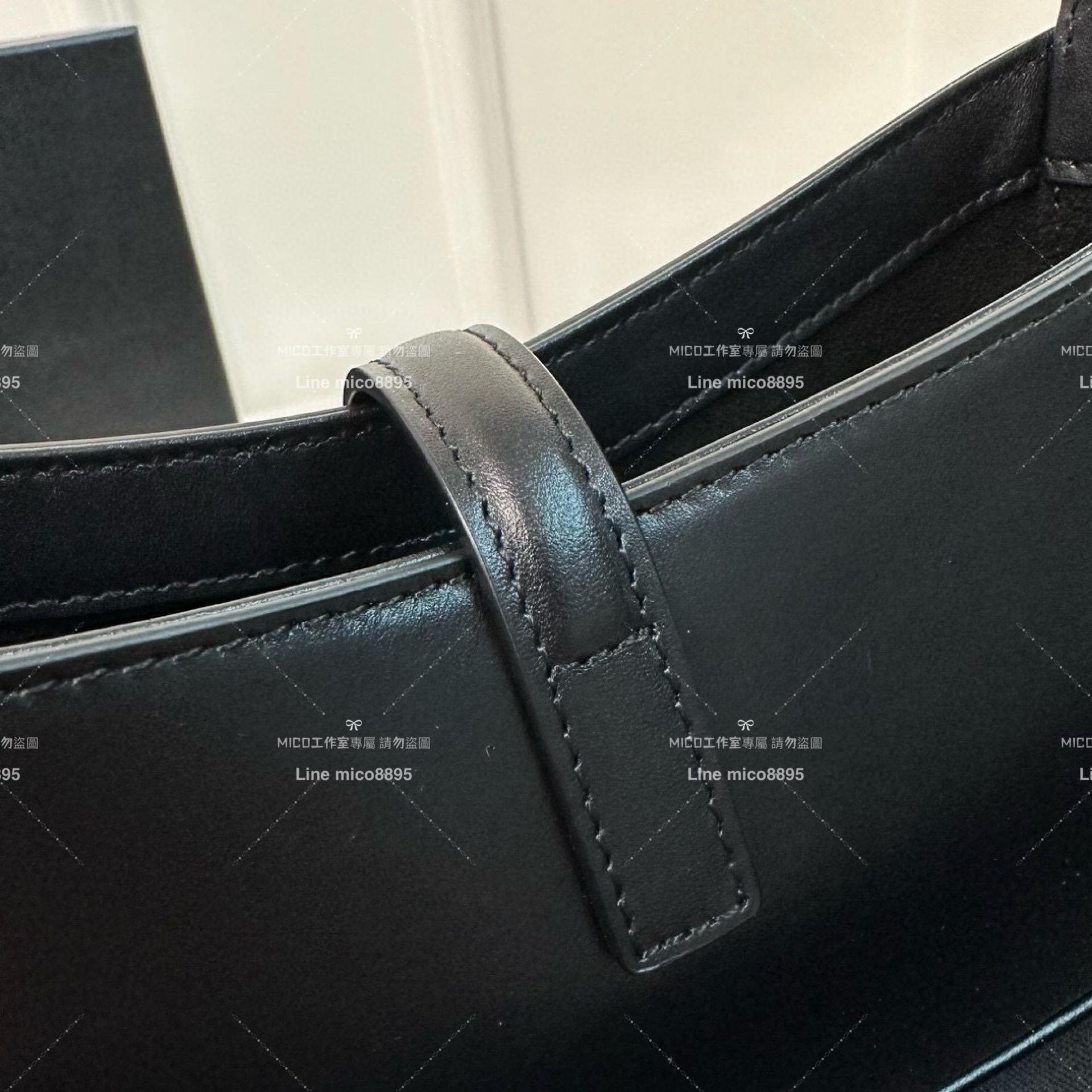 YSL 聖羅蘭 Saint Laurent 黑色mini款 19cm LE 5 À 7# Le5a7 Hobo腋下包/手提包