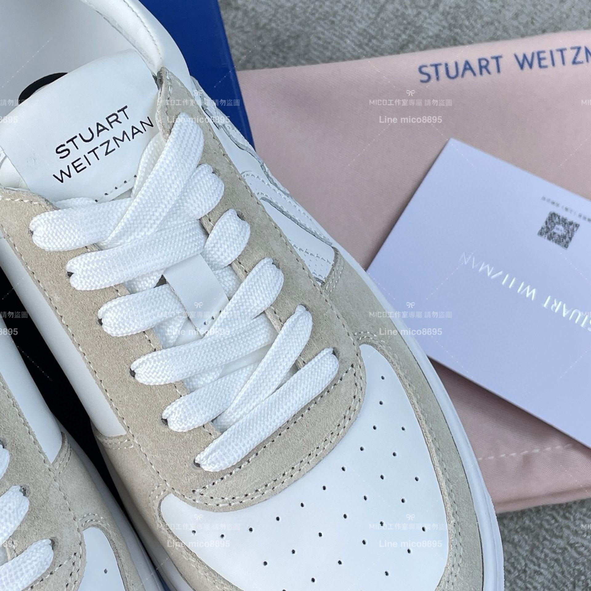 Stuart Weitzman SW 低調奢華款 拼色小白鞋/休閒鞋 35-39