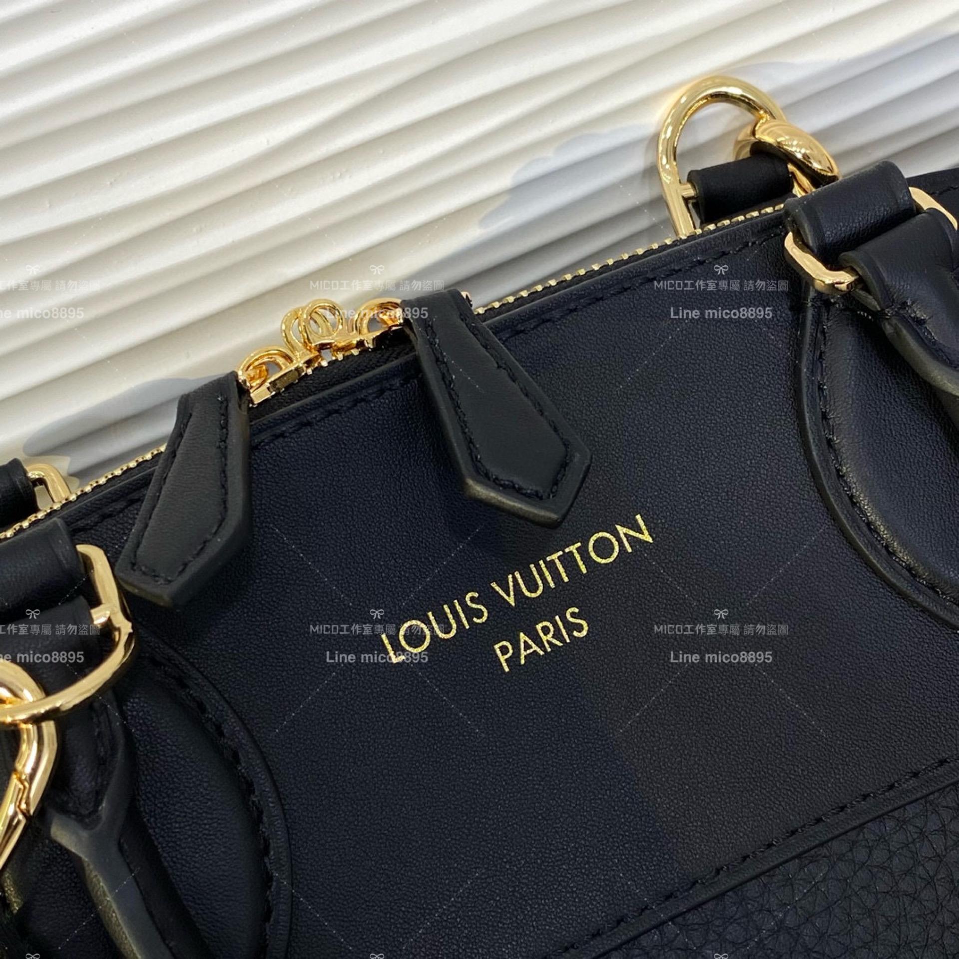 LV 通勤族首選 M22925 M23914 黑色色 Lock It MM手袋 36cm