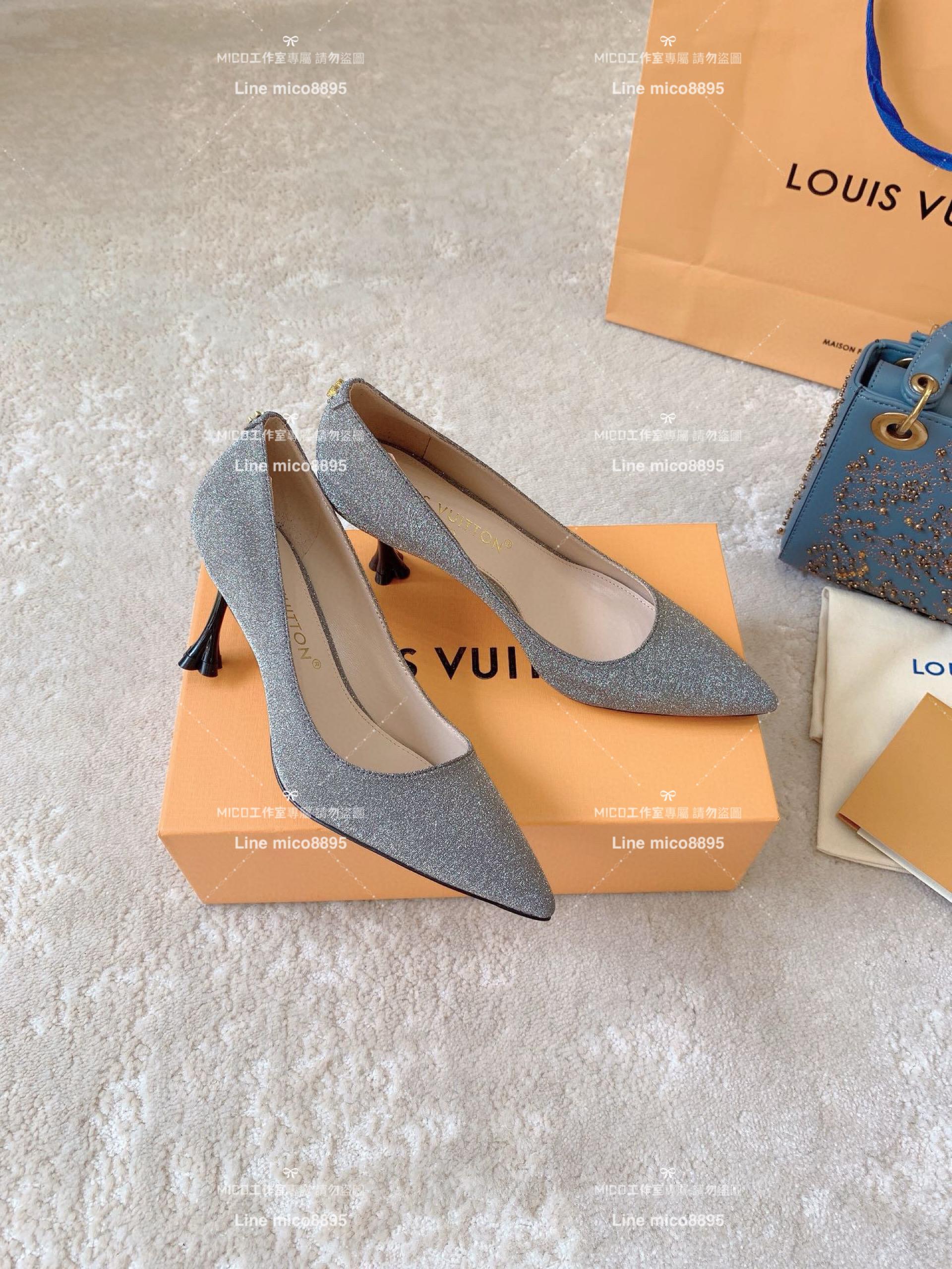 LV Blossom 黑色優雅極致系列尖頭高跟鞋 7.5cm 35-40