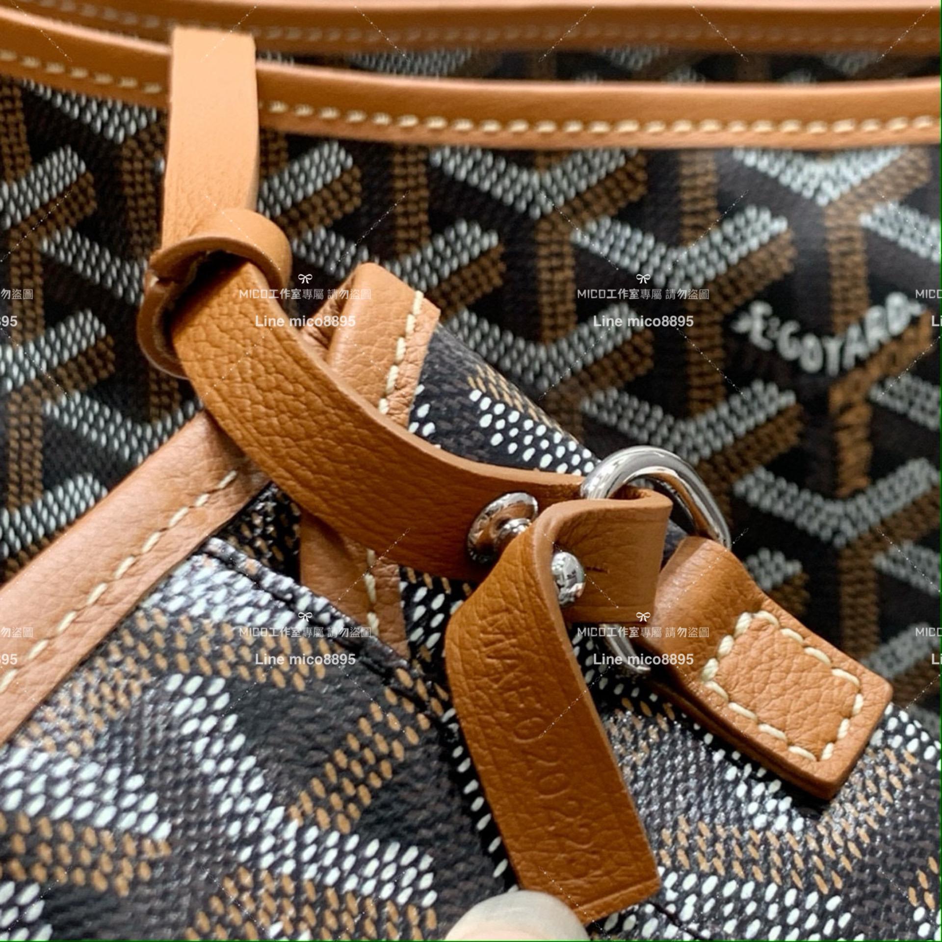 Goyard（戈雅）黑棕色 BOHEME HOBO 爆款腋下包 媽媽包/通勤包首選 42×27×15cm