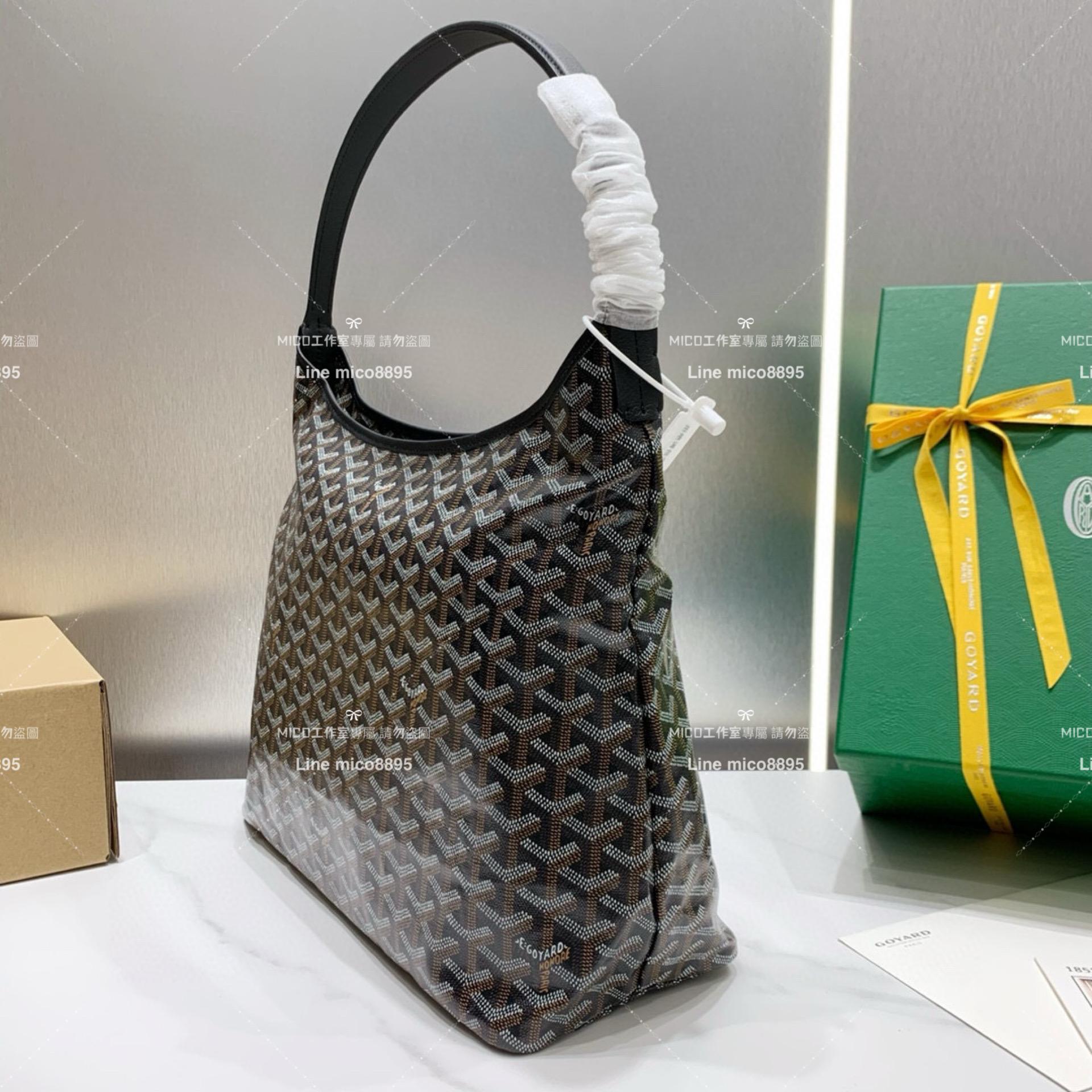 Goyard（戈雅）黑色 BOHEME HOBO 爆款腋下包 媽媽包/通勤包首選 42×27×15cm