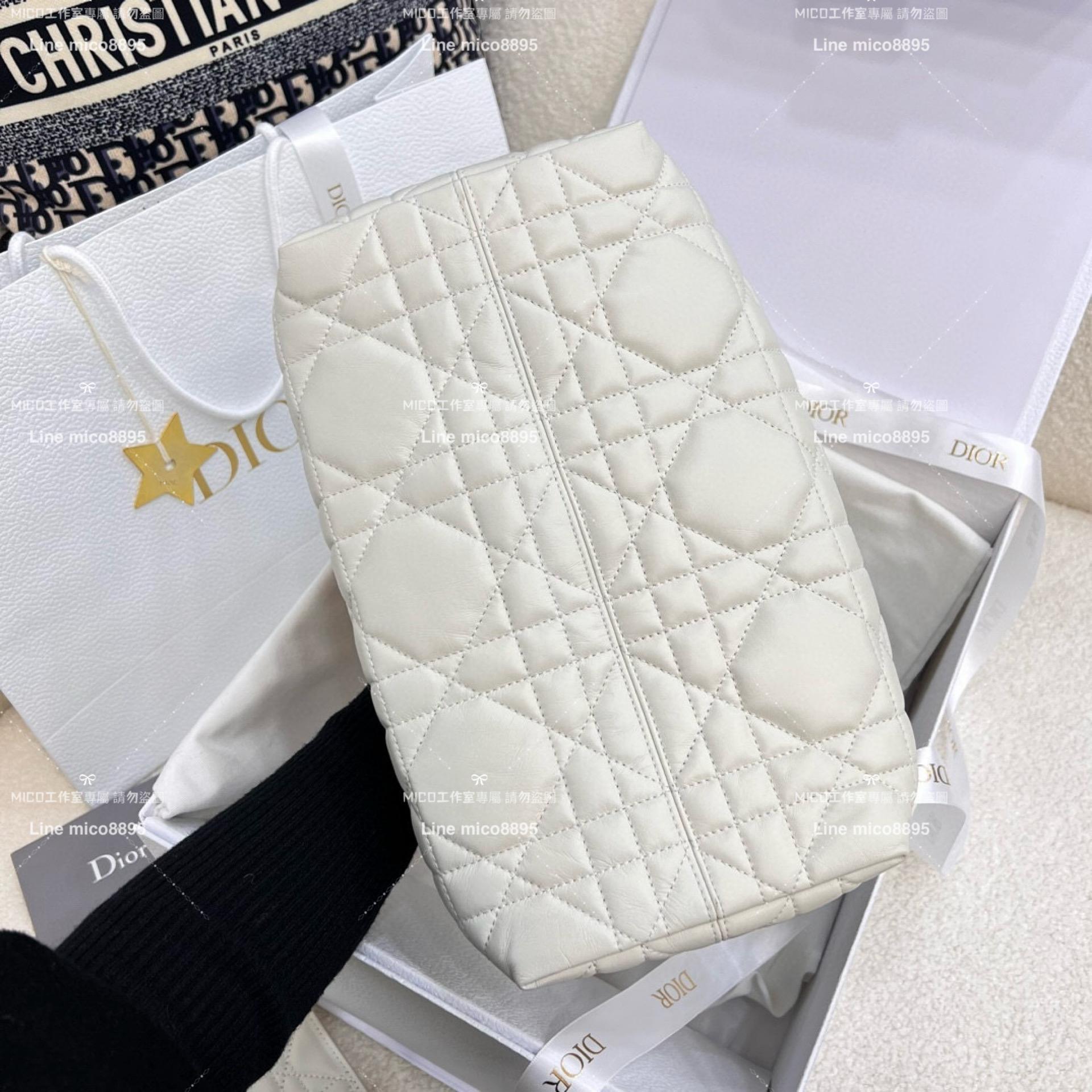 Dior｜迪奧 新款 Toujour購物袋 奶白色 中號/托特包 可手提肩背 28.5cm