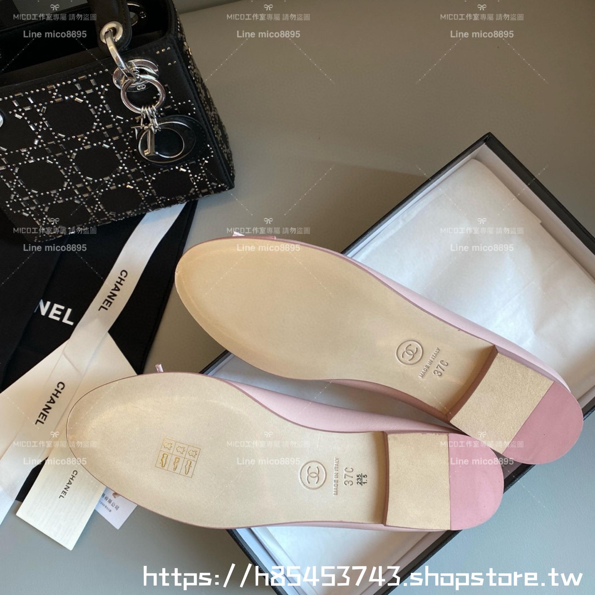 CHANEL 小香 經典款芭蕾舞鞋 粉色 平底鞋/女鞋 Size：35-39（34.40.41.42定做不退换）