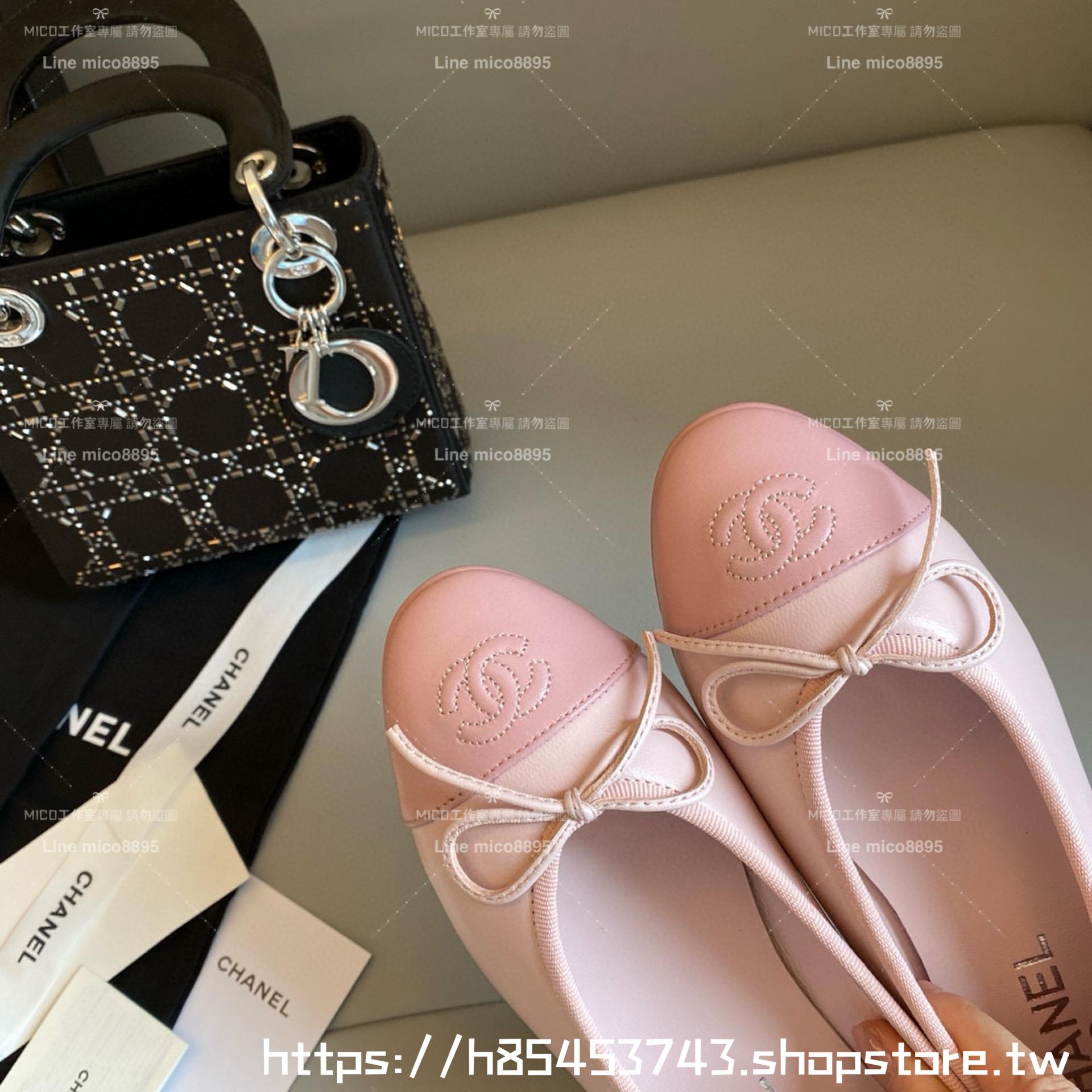 CHANEL 小香 經典款芭蕾舞鞋 粉色 平底鞋/女鞋 Size：35-39（34.40.41.42定做不退换）