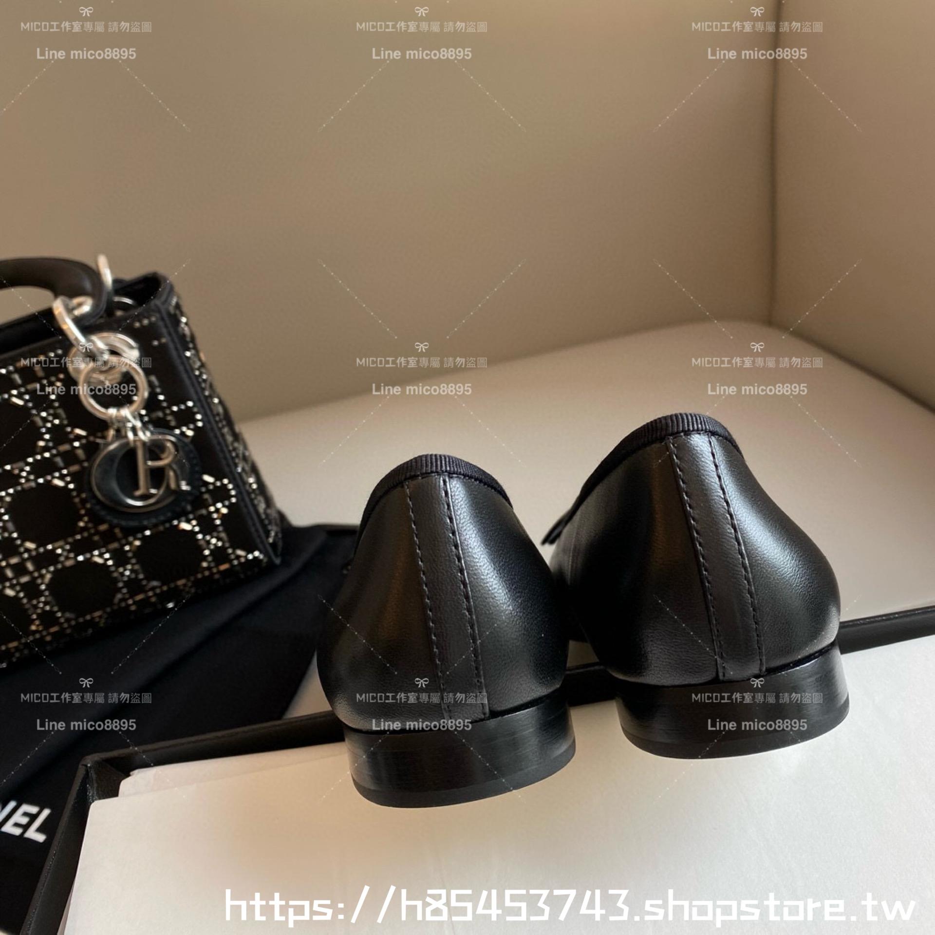 CHANEL 小香 經典款芭蕾舞鞋 全黑色羊皮 平底鞋/女鞋 Size：35-39（34.40.41.42定做不退换）