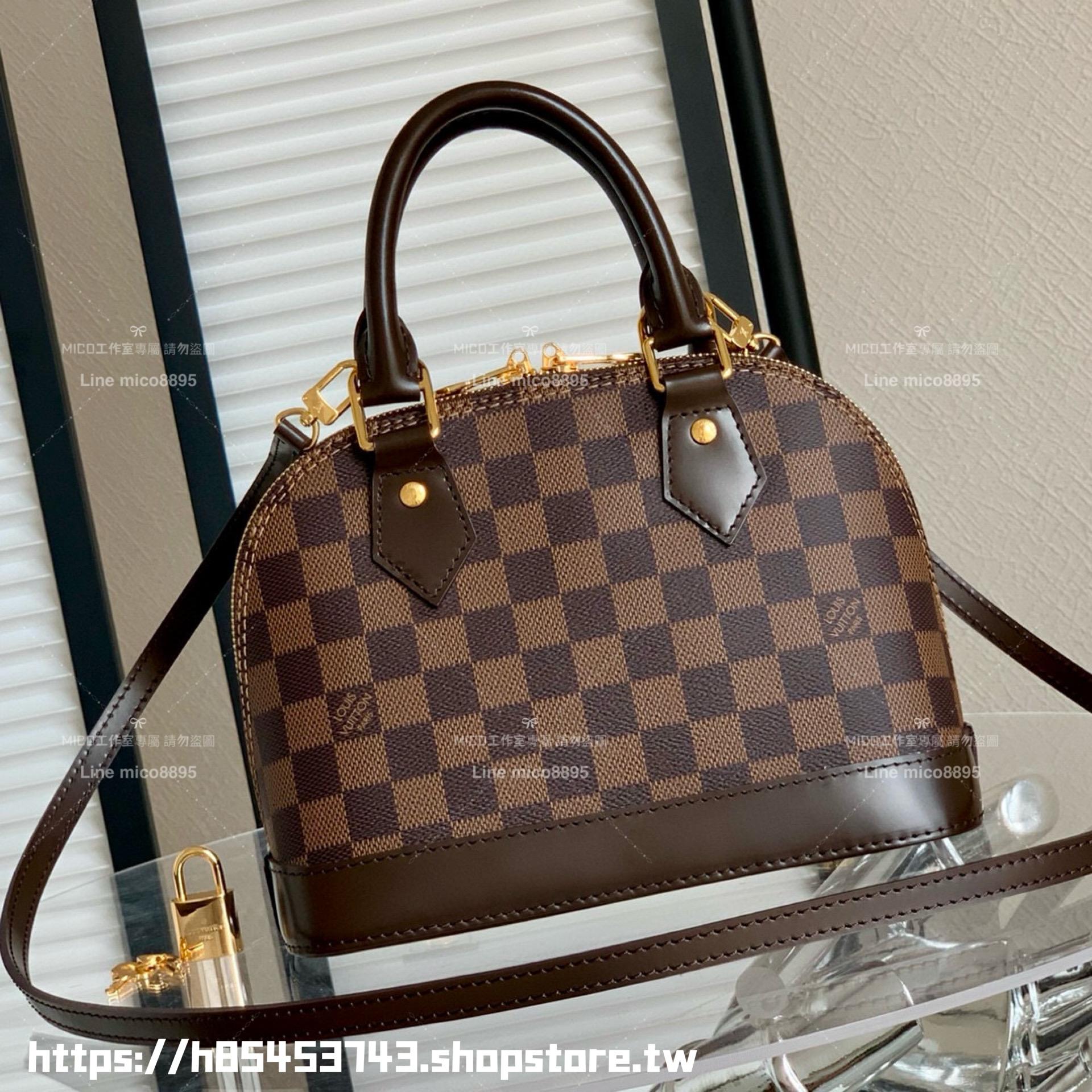 LV 路易威登 ALMA BB 手袋 M41221 Damier Ebene 貝殼包 23cm