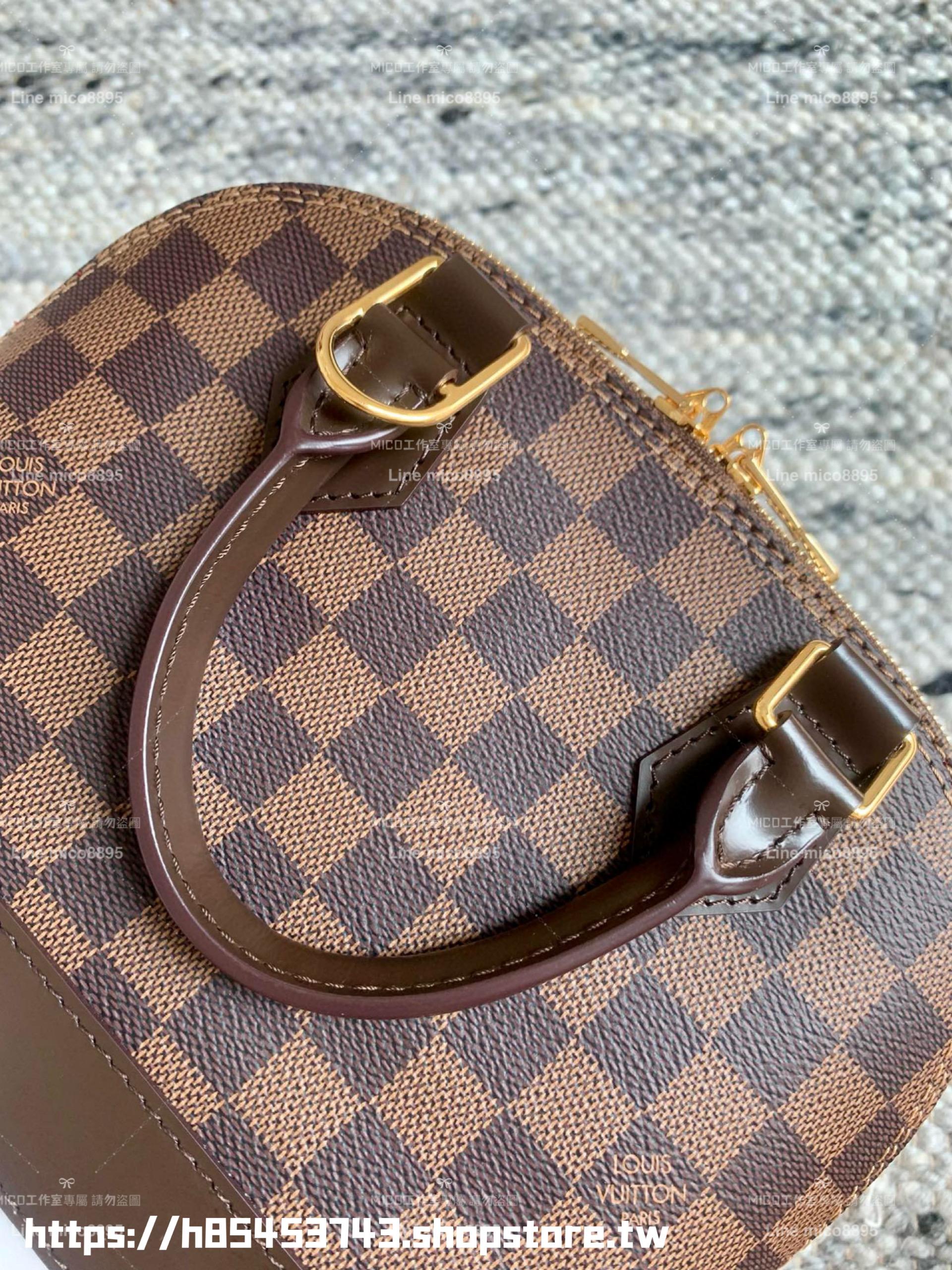 LV 路易威登 ALMA BB 手袋 M41221 Damier Ebene 貝殼包 23cm