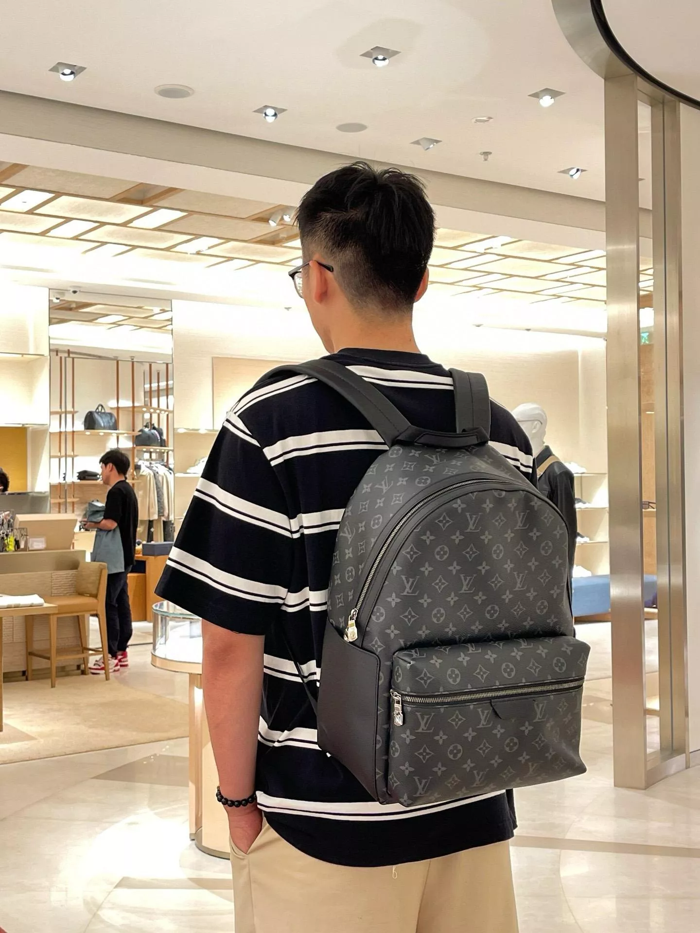 LV Discovery 小號雙肩包 背包 M22558 尺寸：29x 38x 20cm