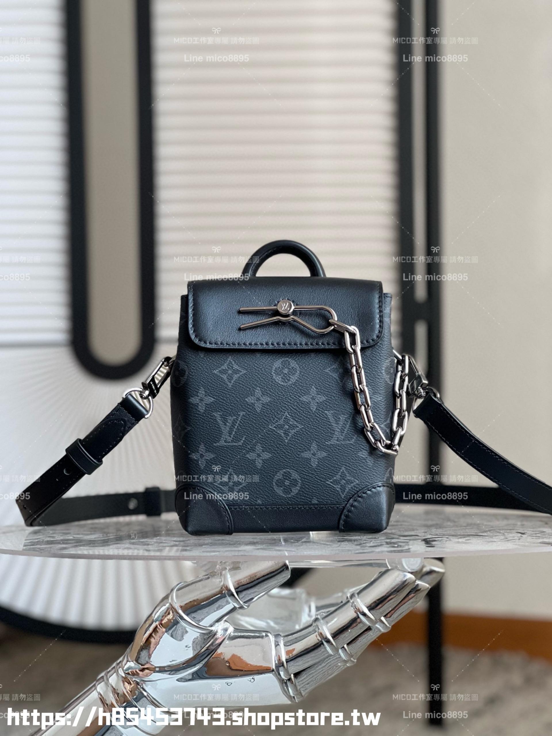 LV Nano Steamer 手袋 M82774 男女同款斜跨包 18cm