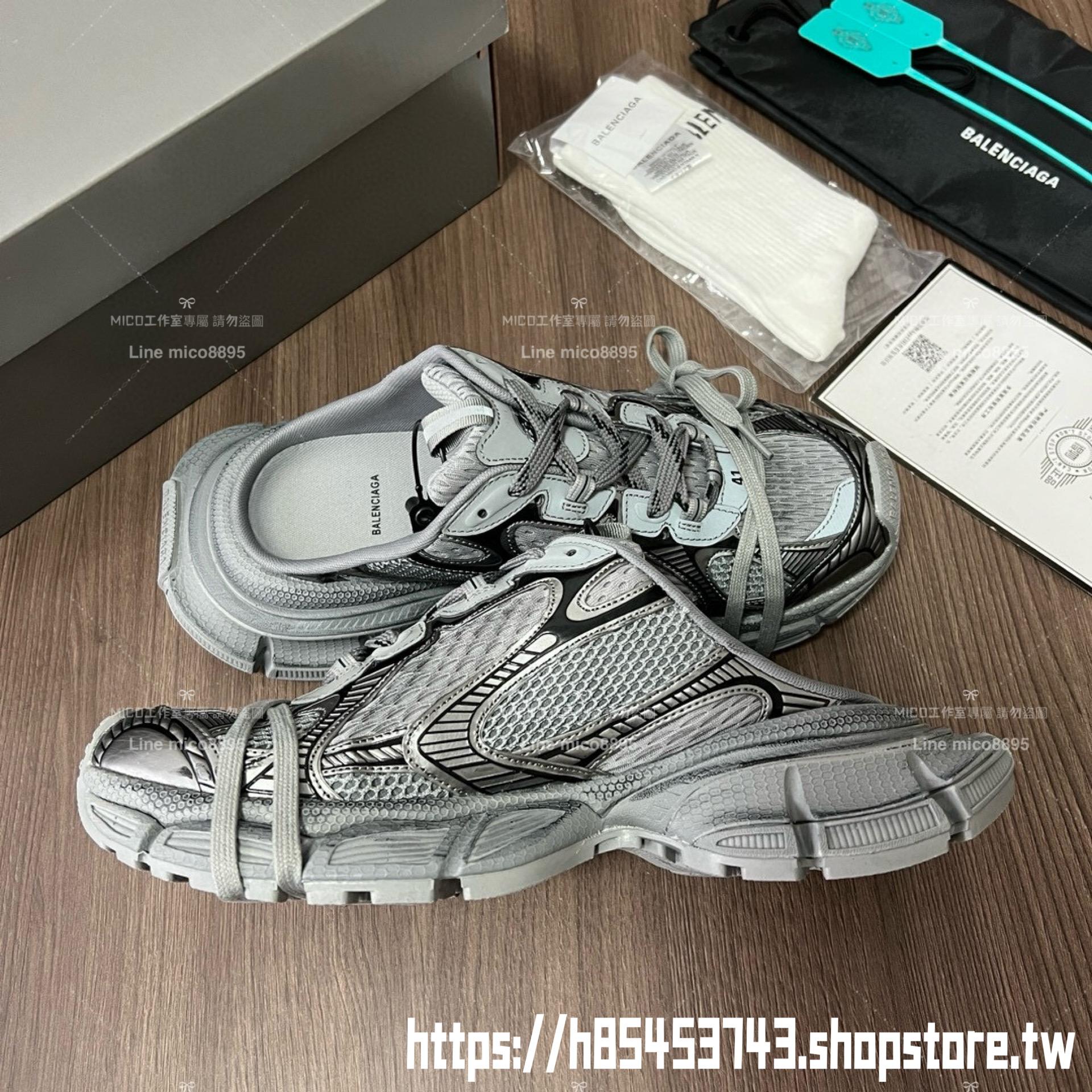 Balenciaga Phantom Sneaker 巴黎世家 灰色 半拖款 3XL 潮流 休閒鞋  35-46