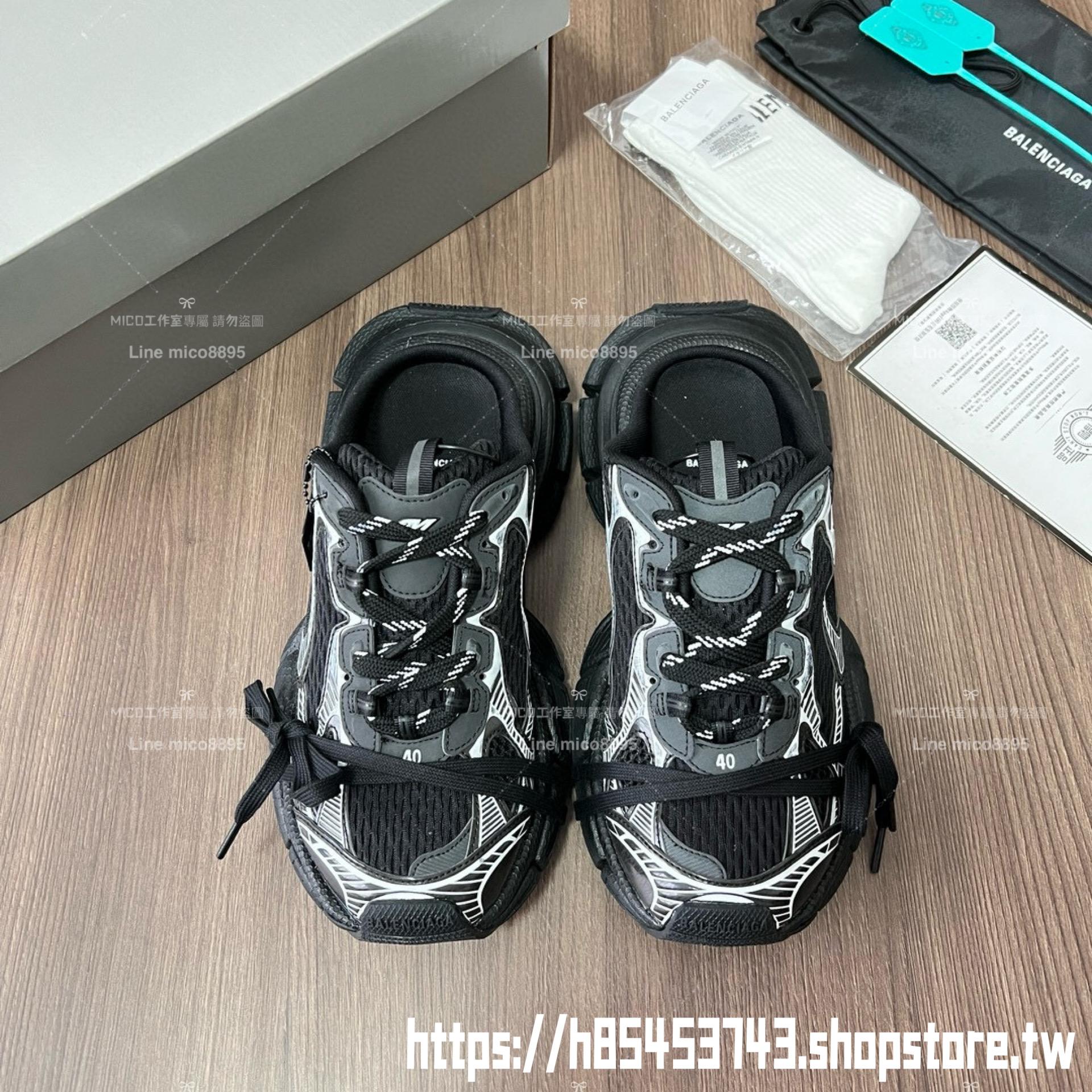 Balenciaga Phantom Sneaker 巴黎世家 黑白半拖款 3XL 潮流 休閒鞋  35-46