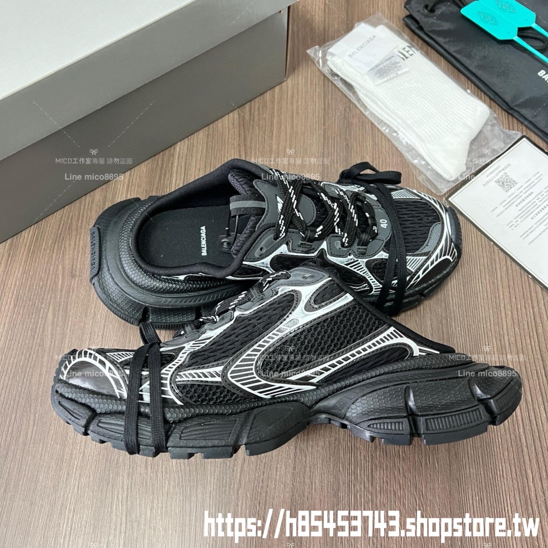 Balenciaga Phantom Sneaker 巴黎世家 黑白半拖款 3XL 潮流 休閒鞋  35-46