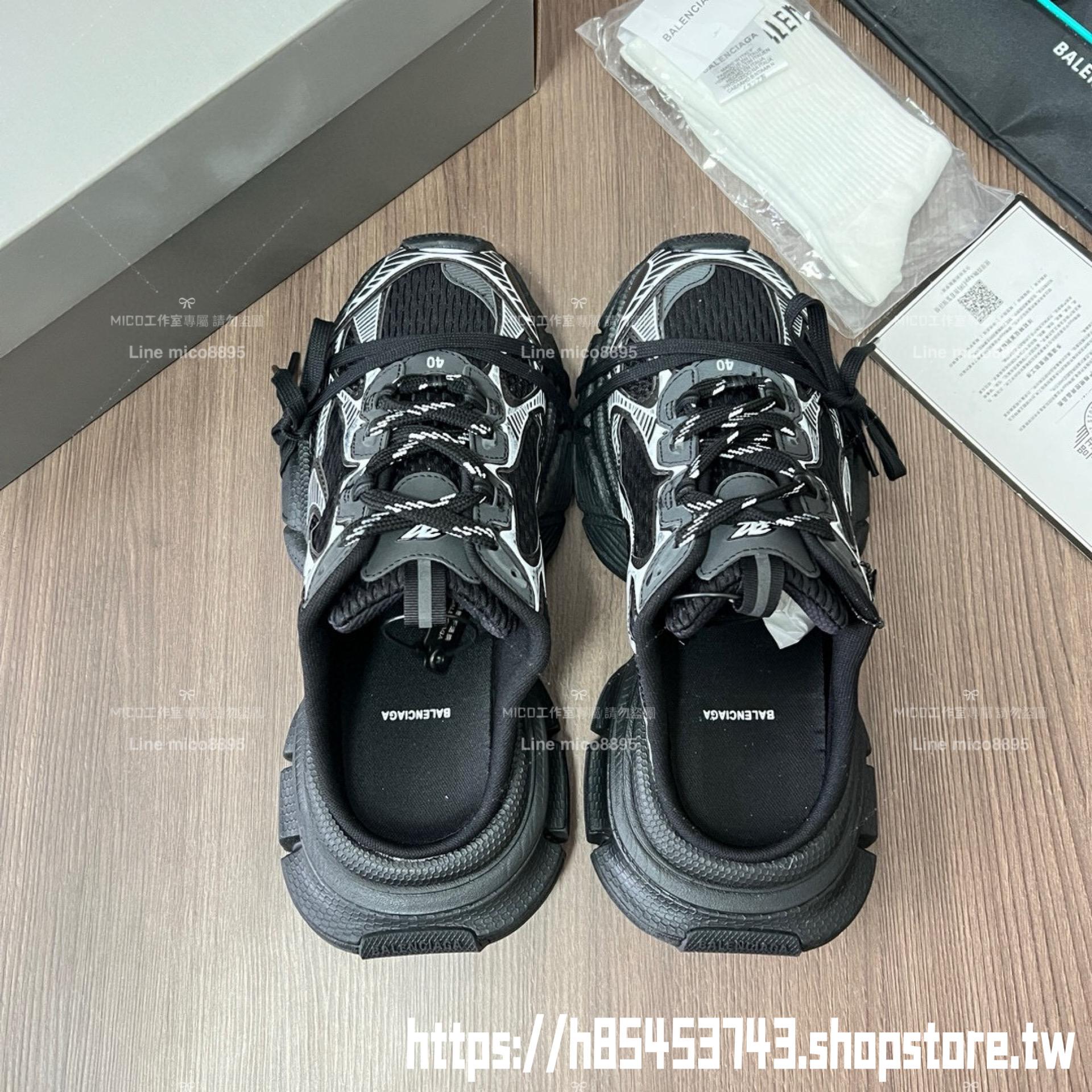 Balenciaga Phantom Sneaker 巴黎世家 黑白半拖款 3XL 潮流 休閒鞋  35-46