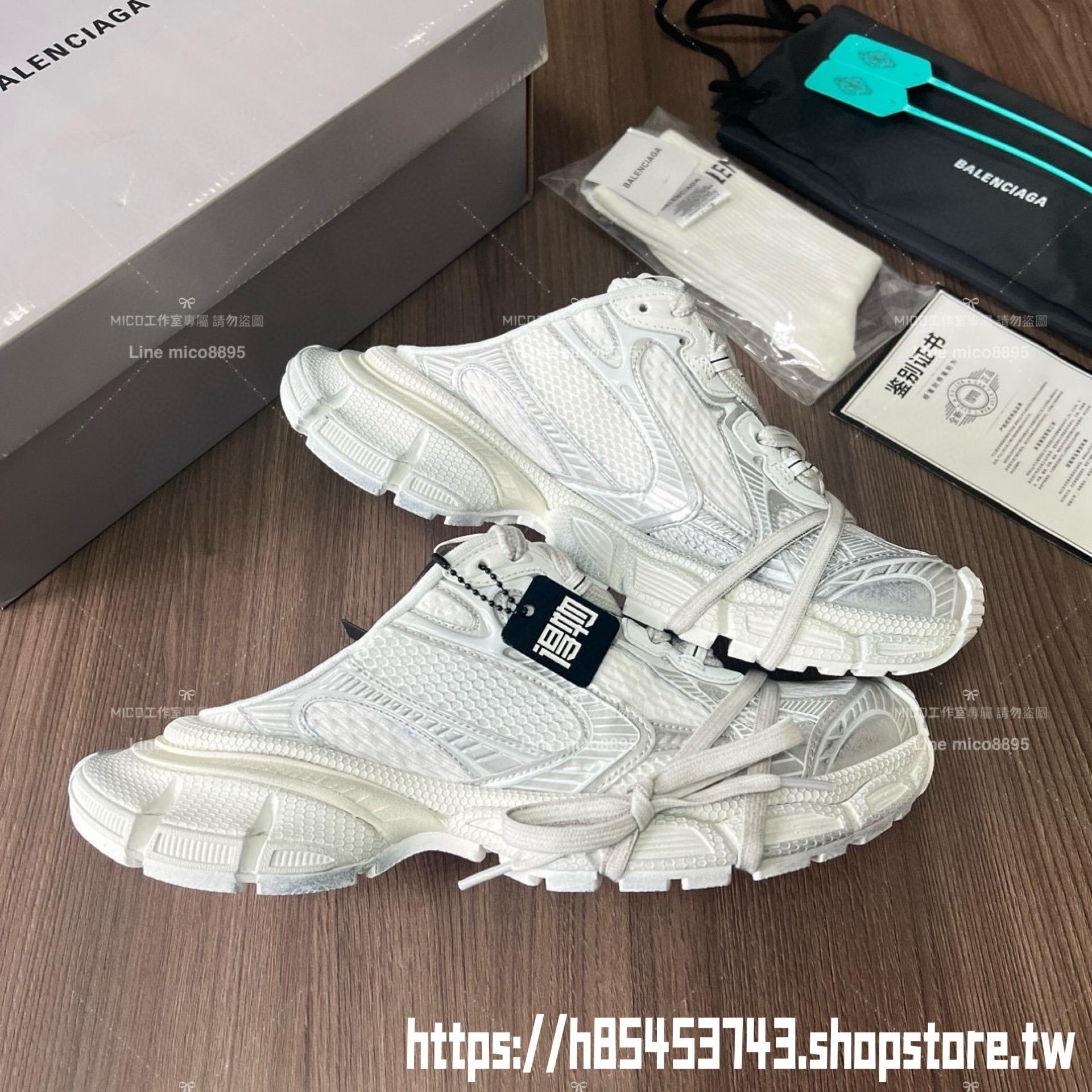 Balenciaga Phantom Sneaker 巴黎世家 全白 半拖款 3XL 潮流 休閒鞋  35-46