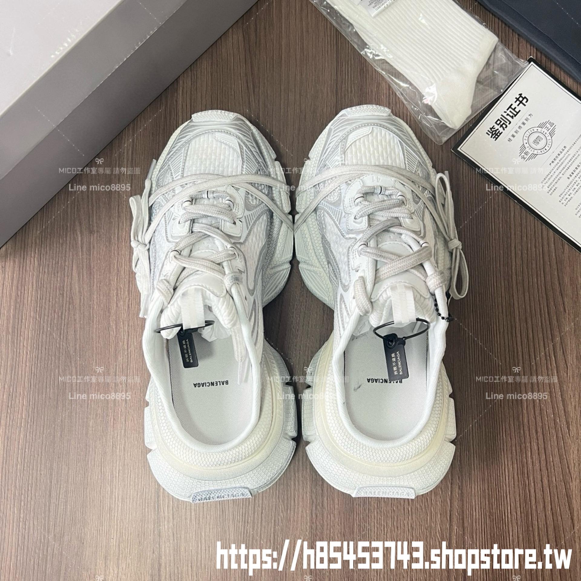 Balenciaga Phantom Sneaker 巴黎世家 全白 半拖款 3XL 潮流 休閒鞋  35-46