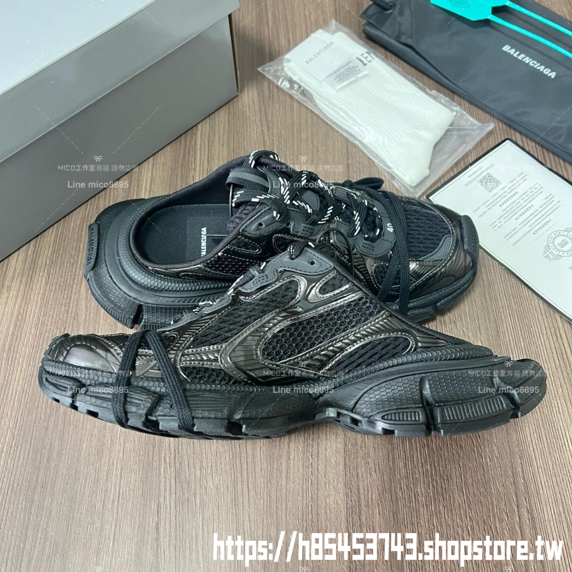 Balenciaga Phantom Sneaker 巴黎世家 全黑半拖款 3XL 潮流 休閒鞋  35-46