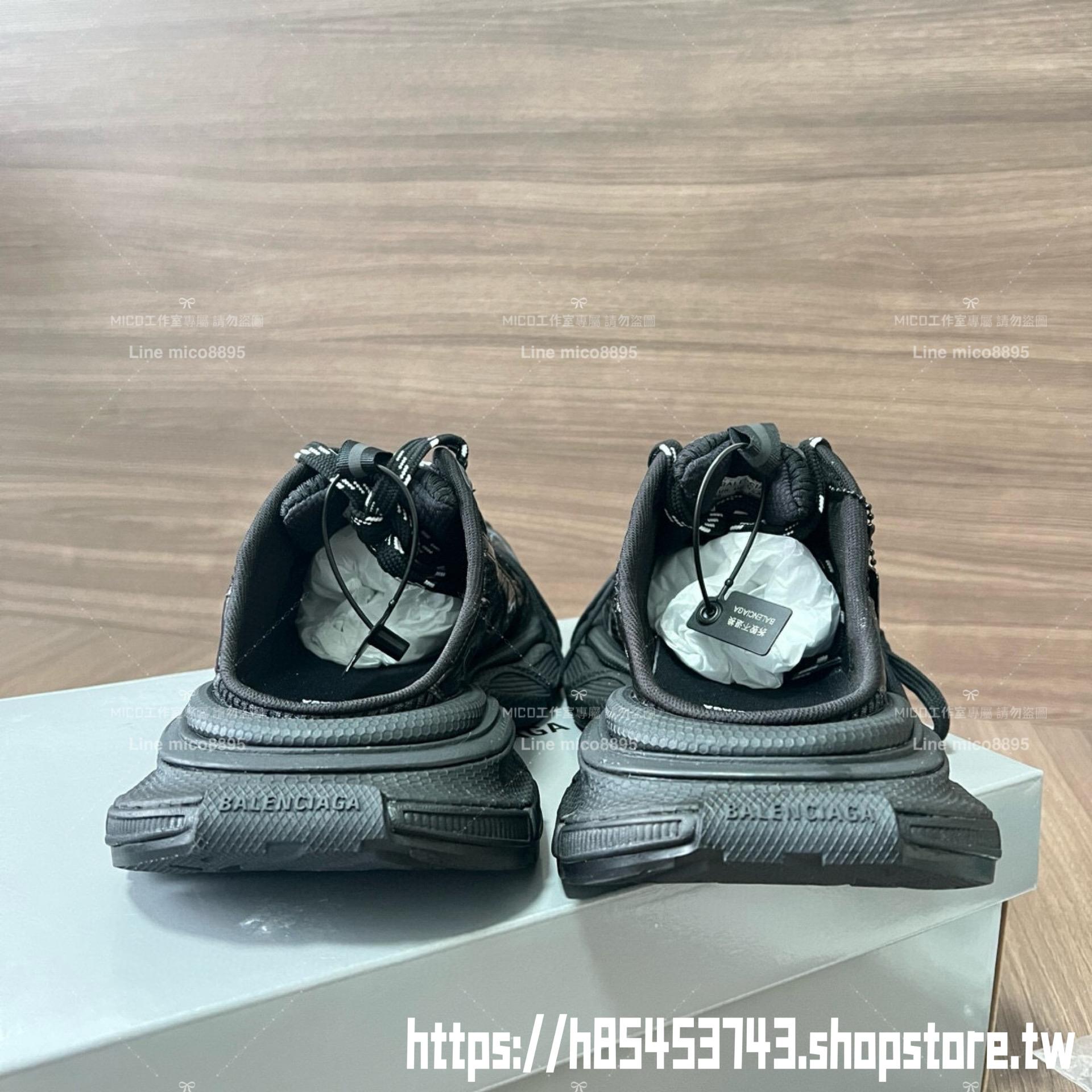 Balenciaga Phantom Sneaker 巴黎世家 全黑半拖款 3XL 潮流 休閒鞋  35-46