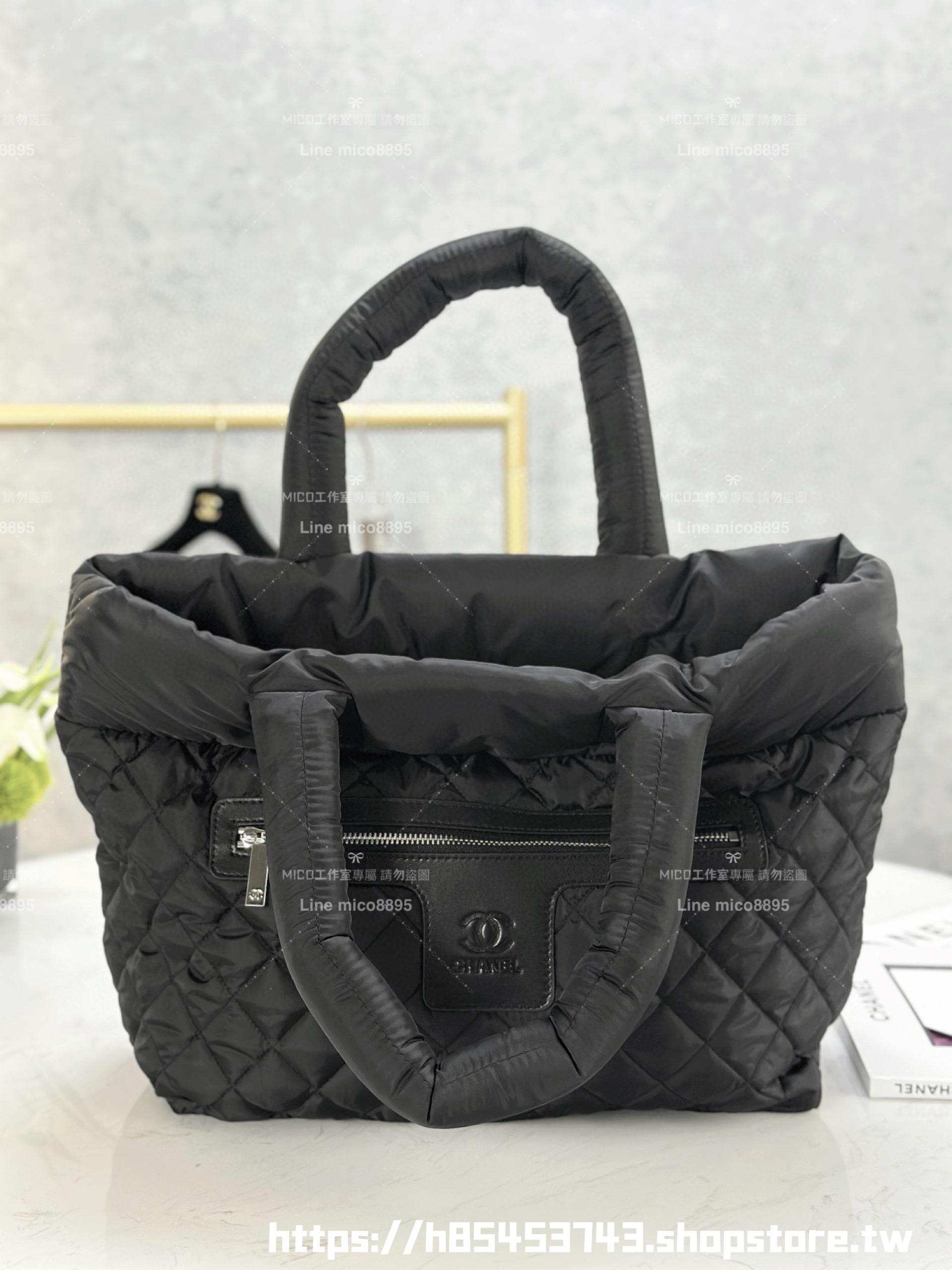CHANEL 香奈兒｜王菲同款CoCo Cocoon太空系列 太空羽絨包 非常輕巧 媽媽包 35cm