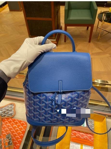 Goyard mini 明藍色 Alpin小書包 後背包 18.5cm