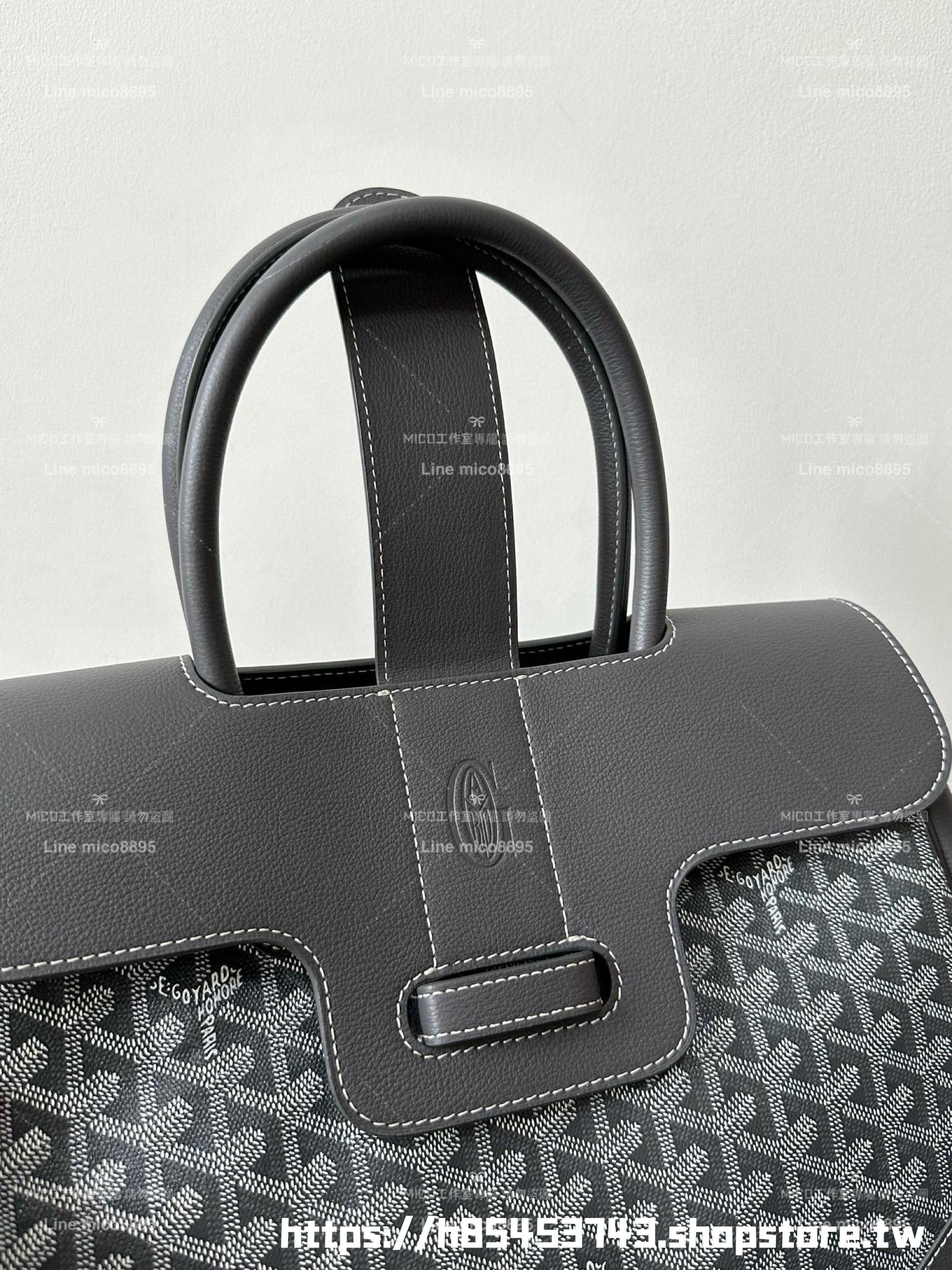 Goyard 戈雅 saigon VIC tote 灰色 西貢包/托特包 可放筆電 34×25×16cm (手柄高40cm)