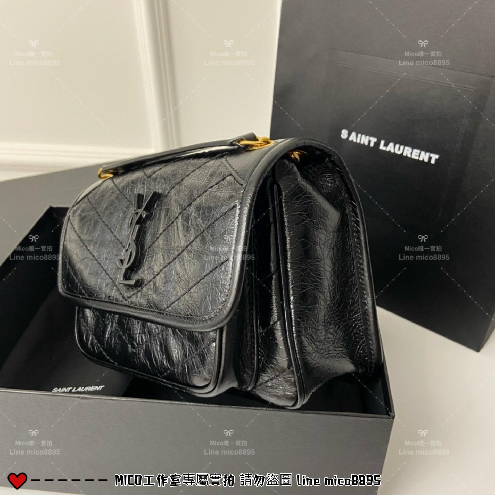 YSL 聖羅蘭 SLP 經典Niki baby 22cm 金鏈