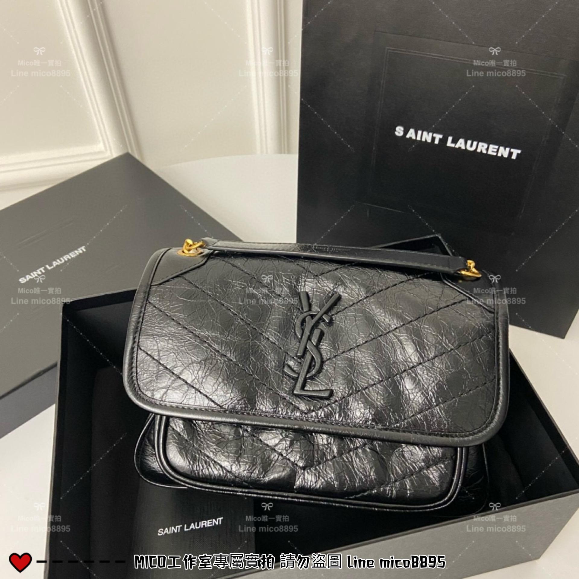 YSL 聖羅蘭 SLP 經典Niki baby 22cm 金鏈