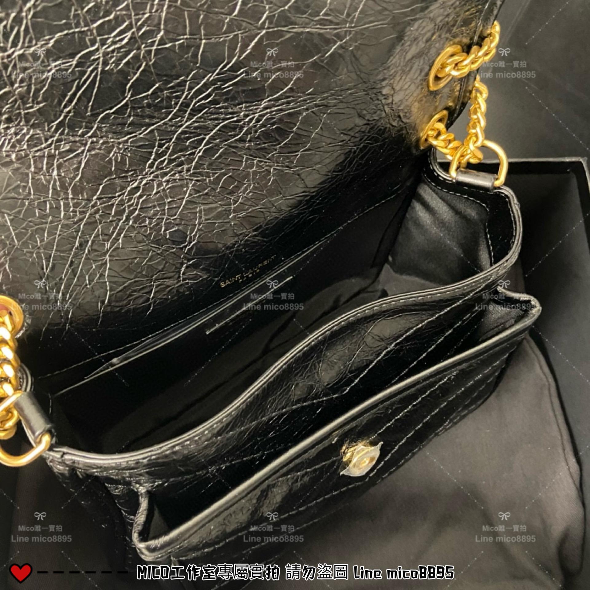 YSL 聖羅蘭 SLP 經典Niki baby 22cm 金鏈