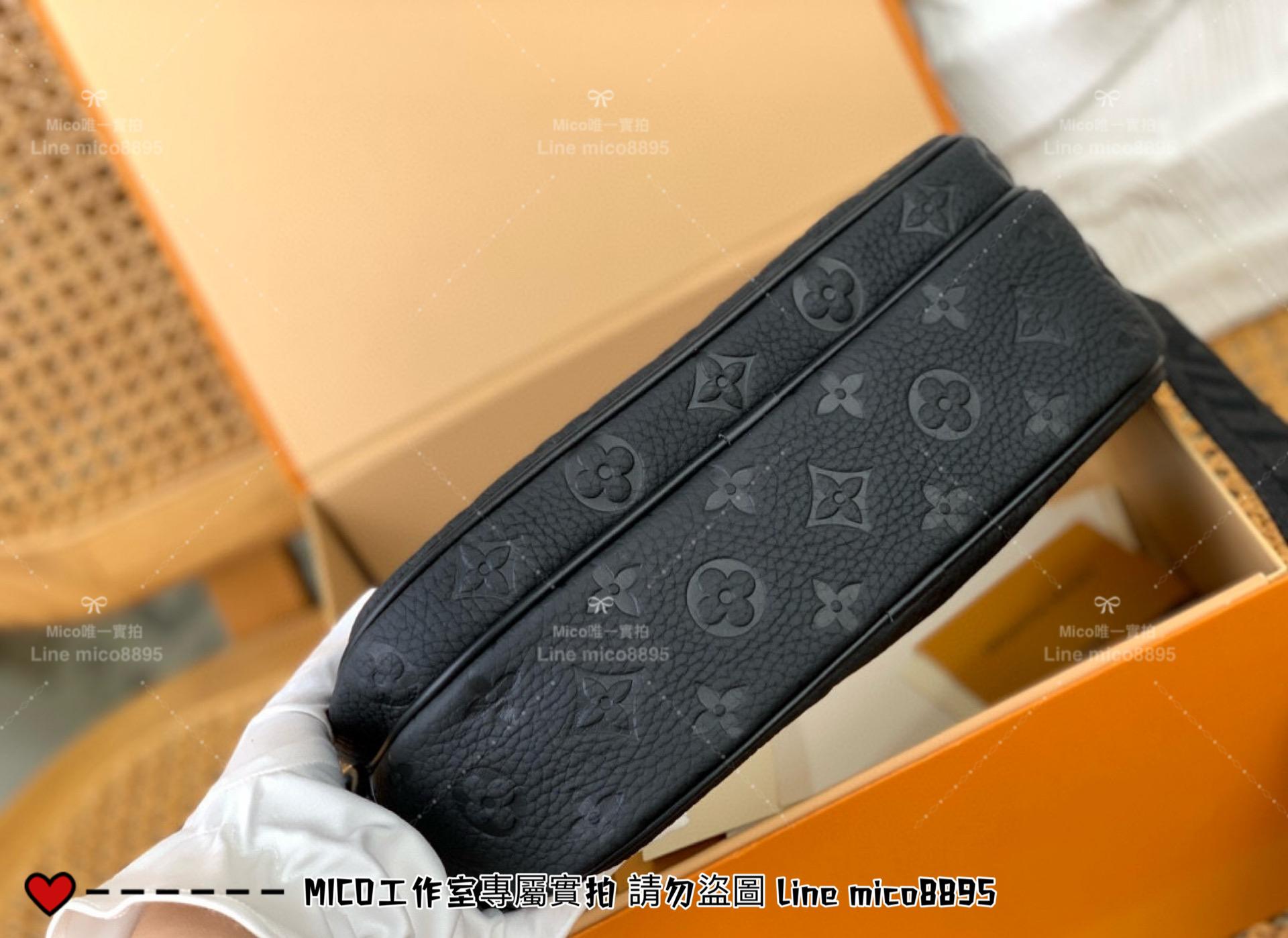 LV S LOCK 郵差包 m58489 克色（ 壓花）22cm