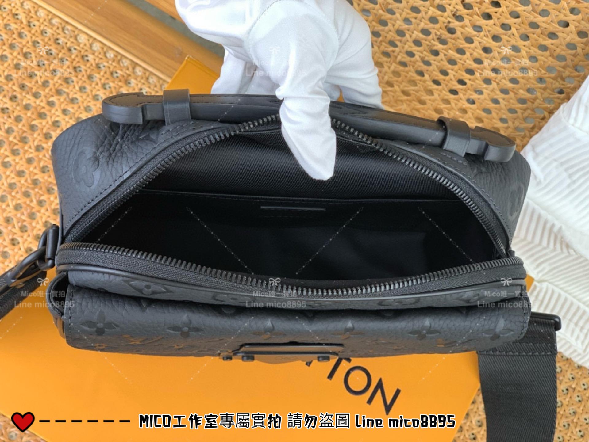 LV S LOCK 郵差包 m58489 克色（ 壓花）22cm