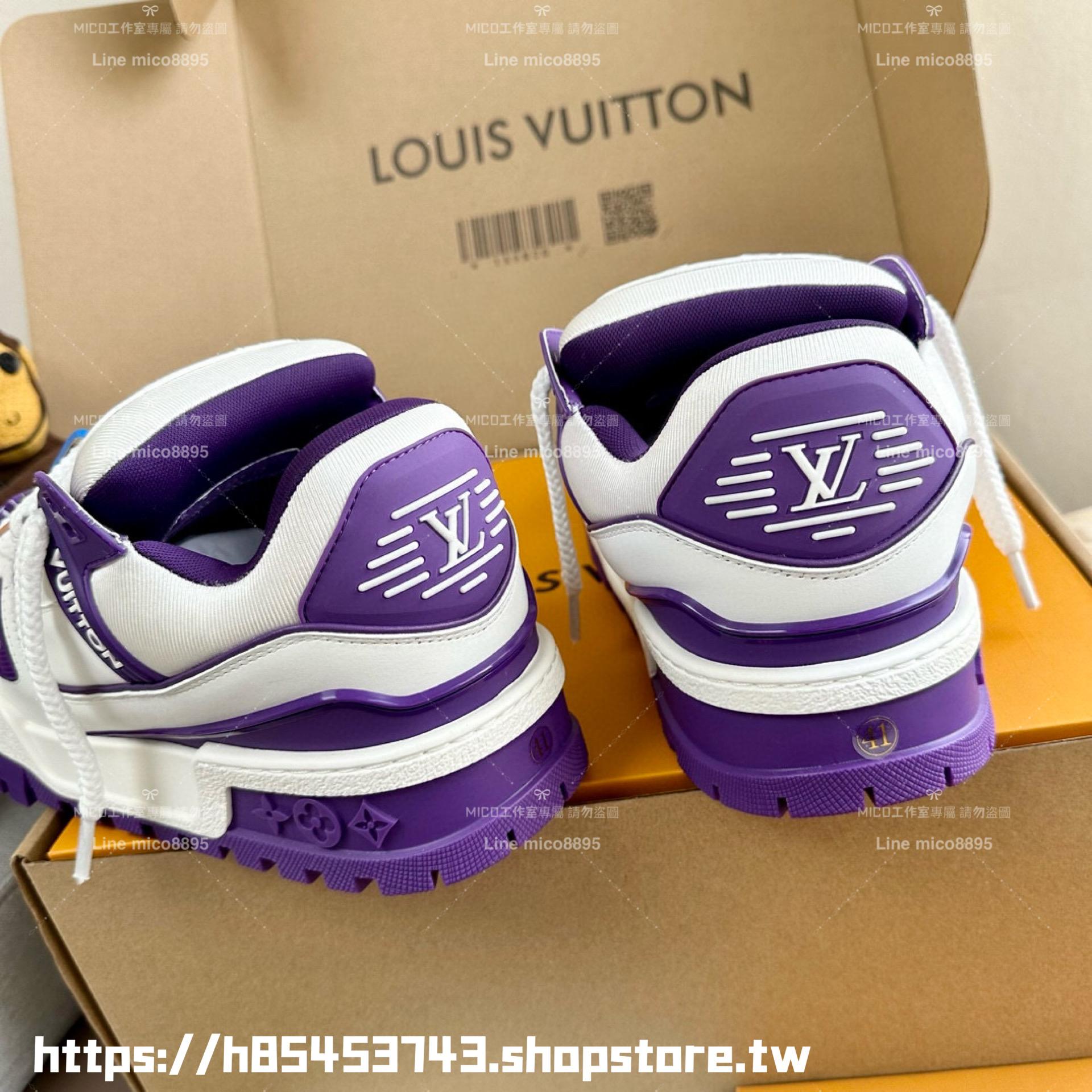 LV 情侶款 Trainer maxi系列 紫色款小胖丁 35-45