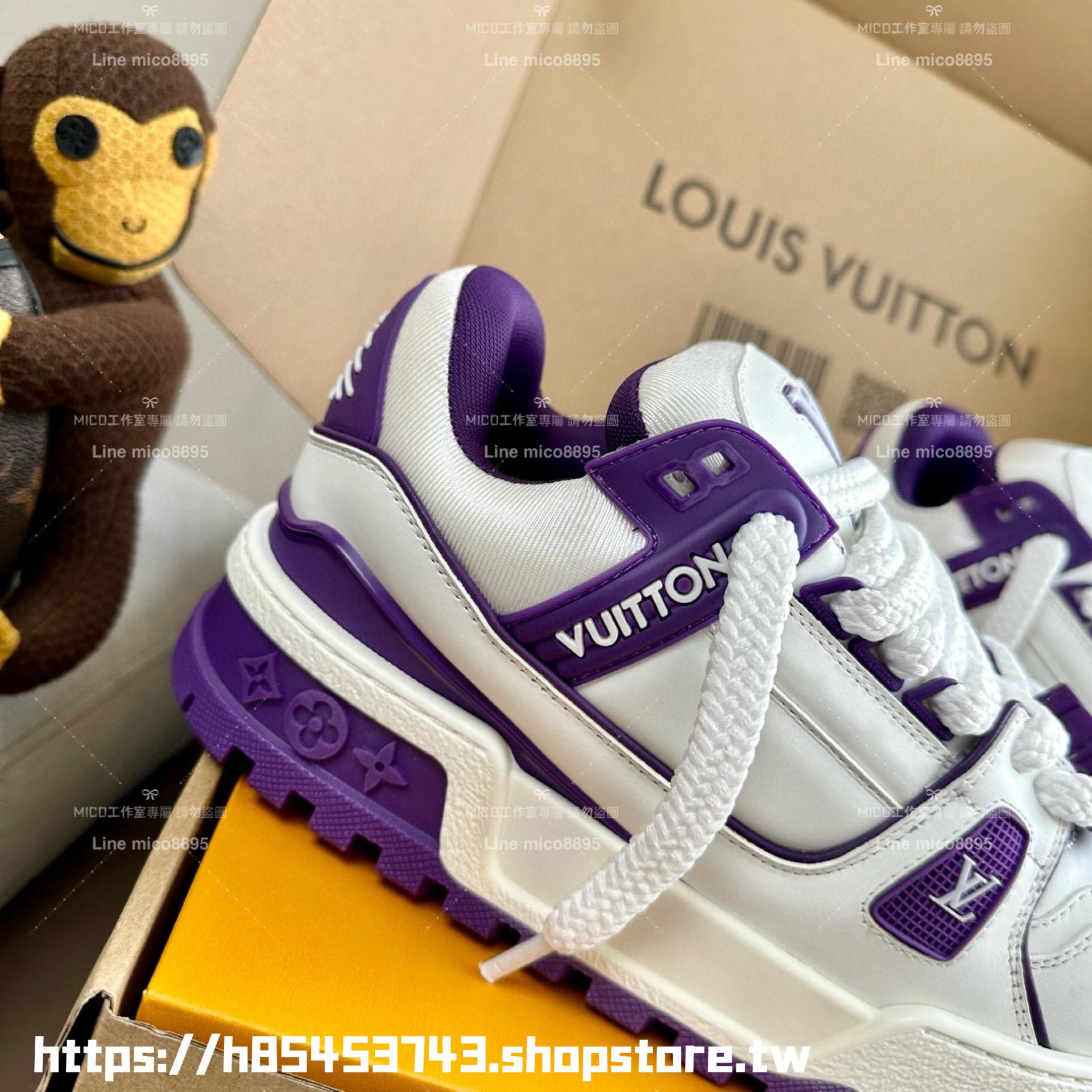 LV 情侶款 Trainer maxi系列 紫色款小胖丁 35-45