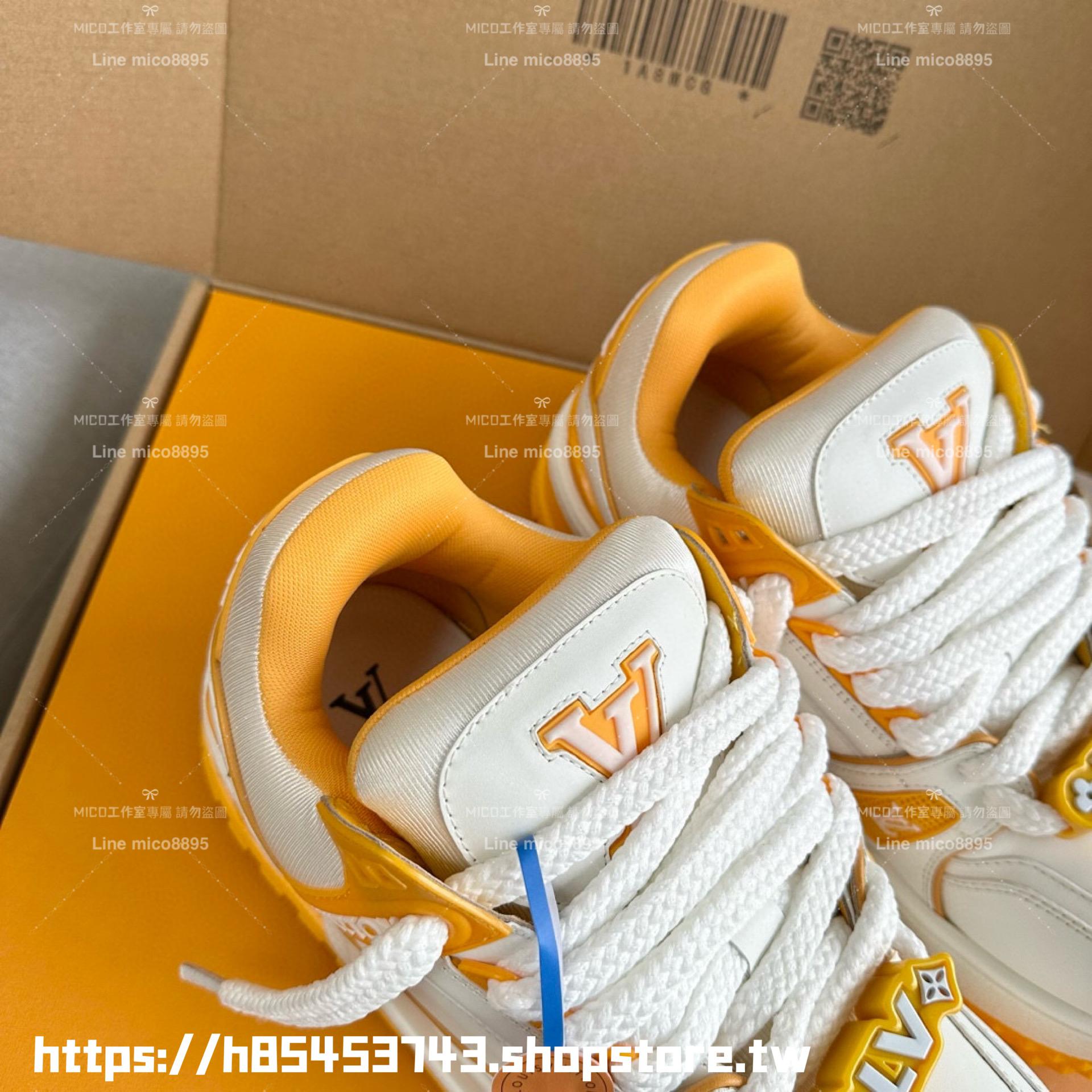 LV 情侶款 Trainer maxi系列 黃色款小胖丁 35-45