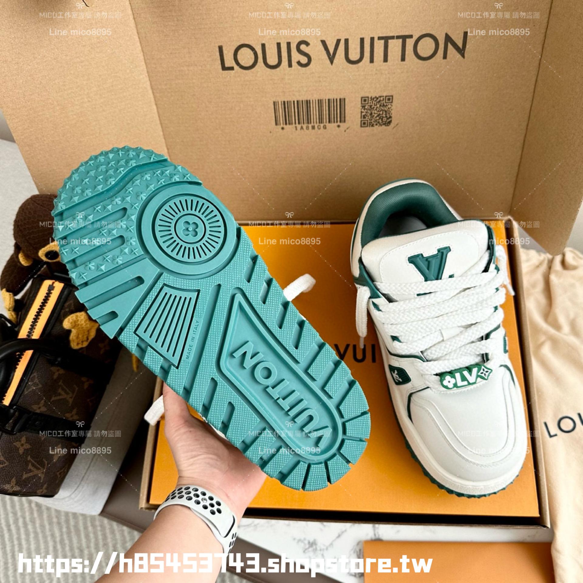 LV 情侶款 Trainer maxi系列 綠色小胖丁 35-45