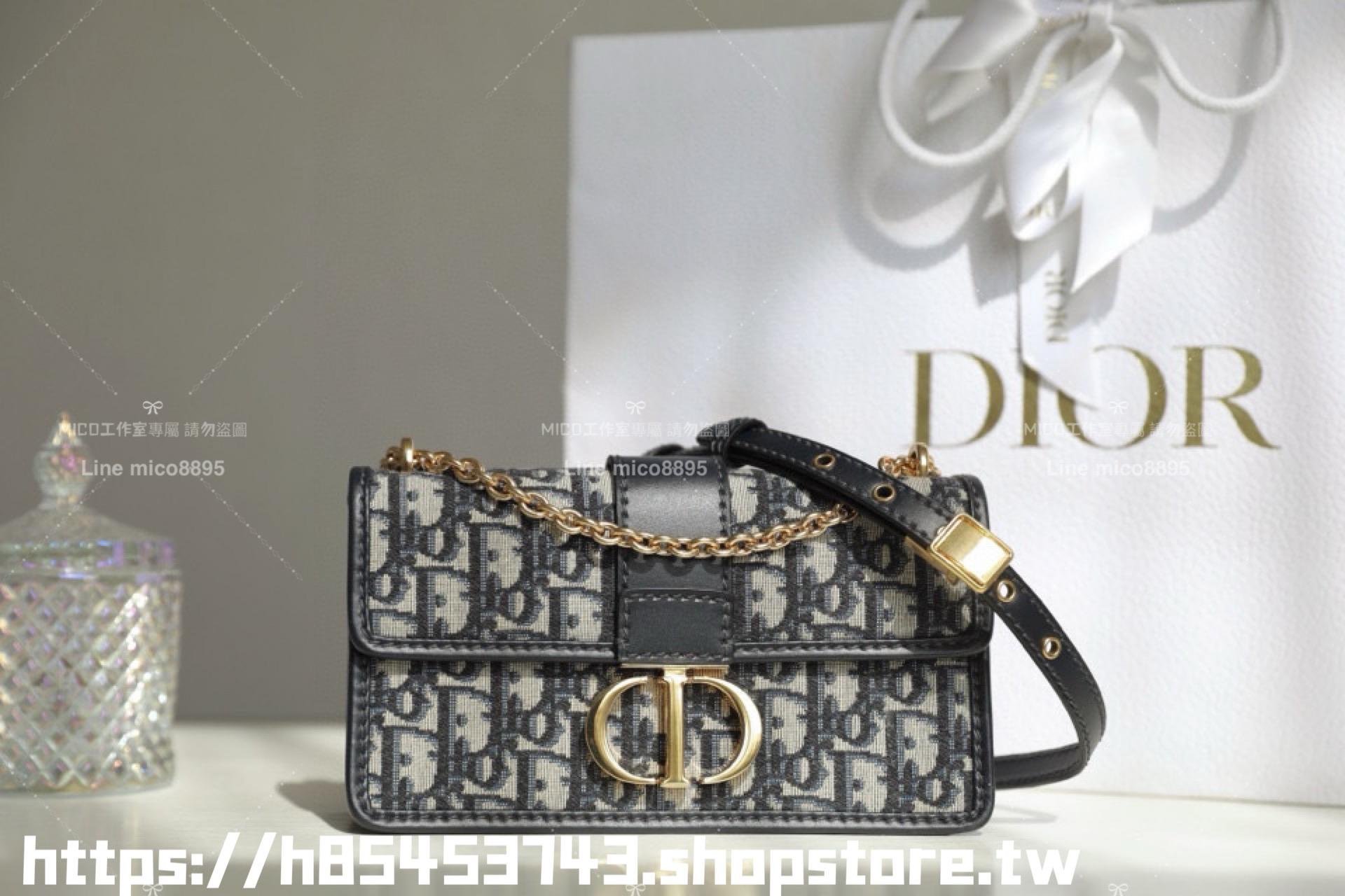 Dior Oblique 圖案提花帆布 Montaigne 30 蒙田包 21cm