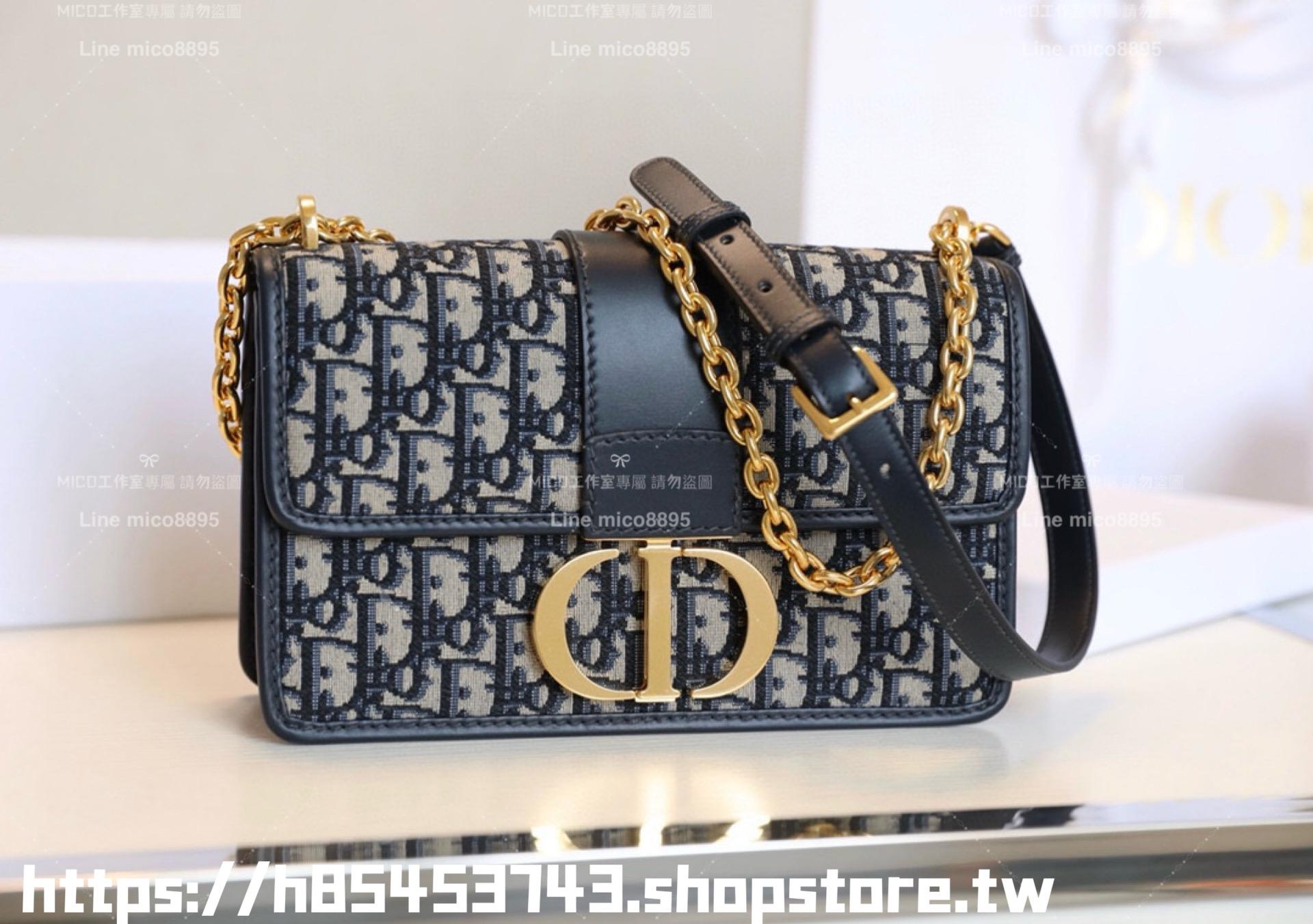 Dior Oblique 圖案提花帆布 Montaigne 30 蒙田包 25cm