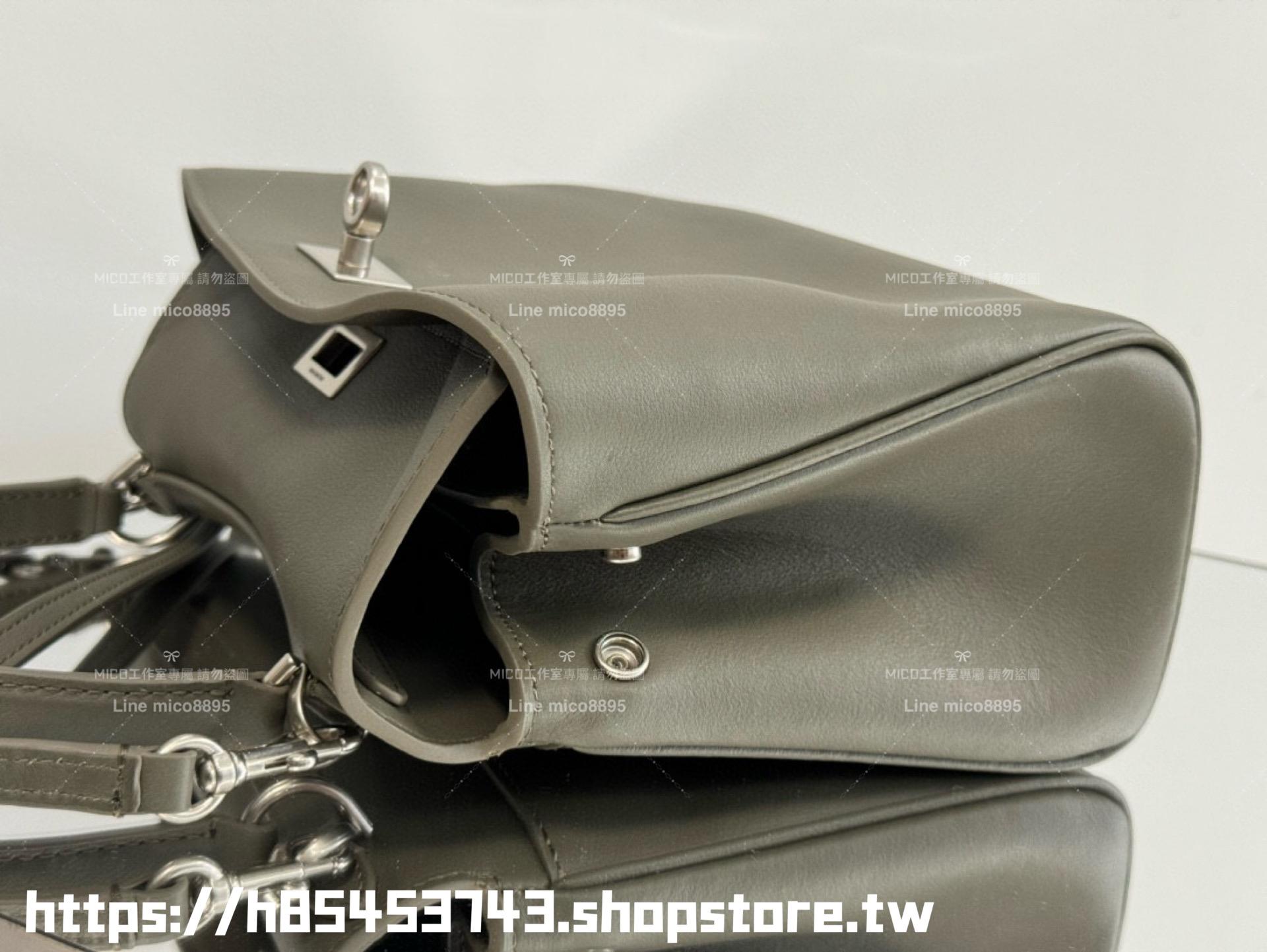 Balenciaga 巴黎世家 軍綠牛皮/銀釦 RODEO mini款 手提斜跨包 22cm