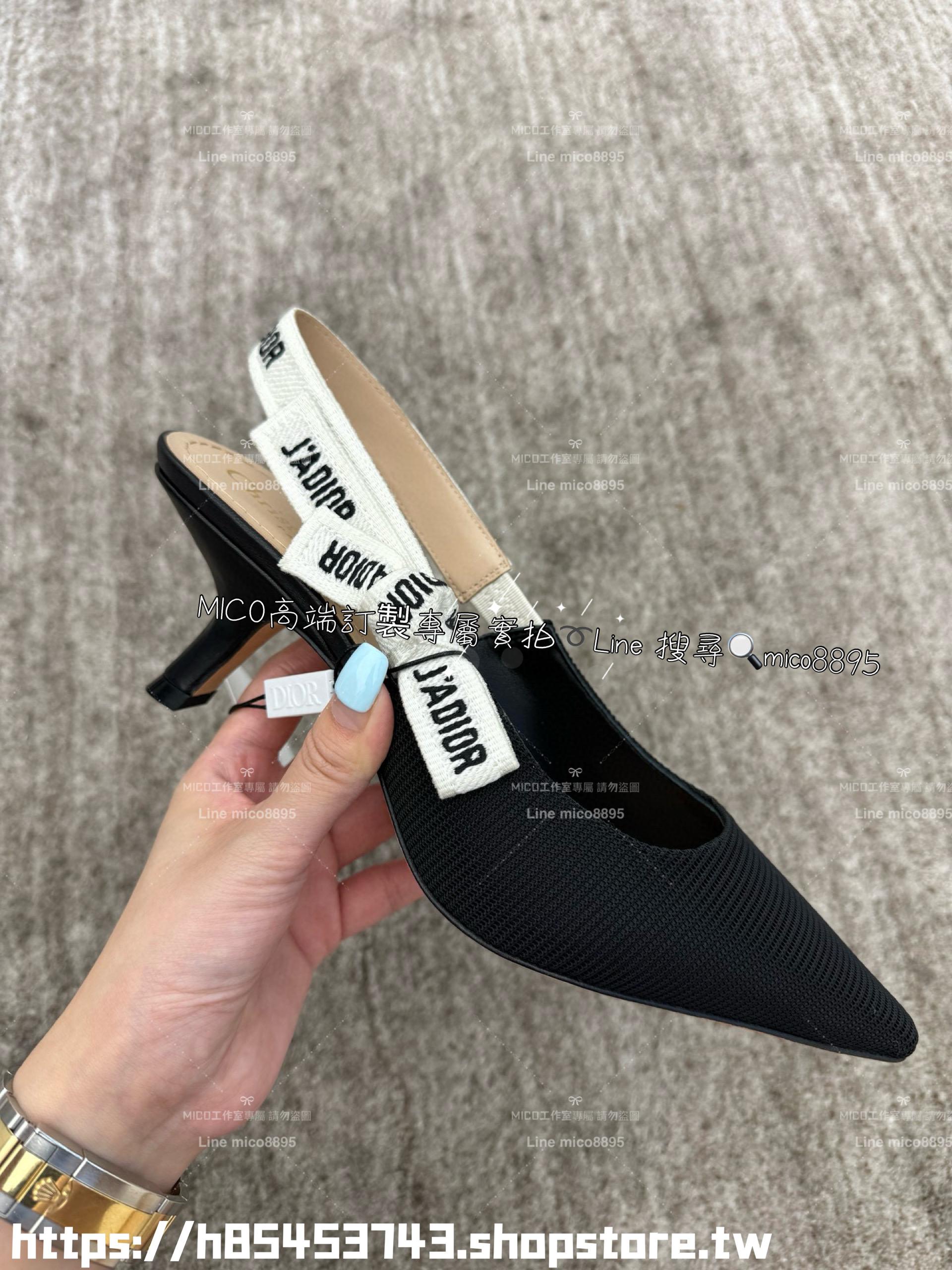 Dior 經典款 小貓跟蝴蝶鞋繫帶低跟鞋/跟鞋 4.5cm 35-40