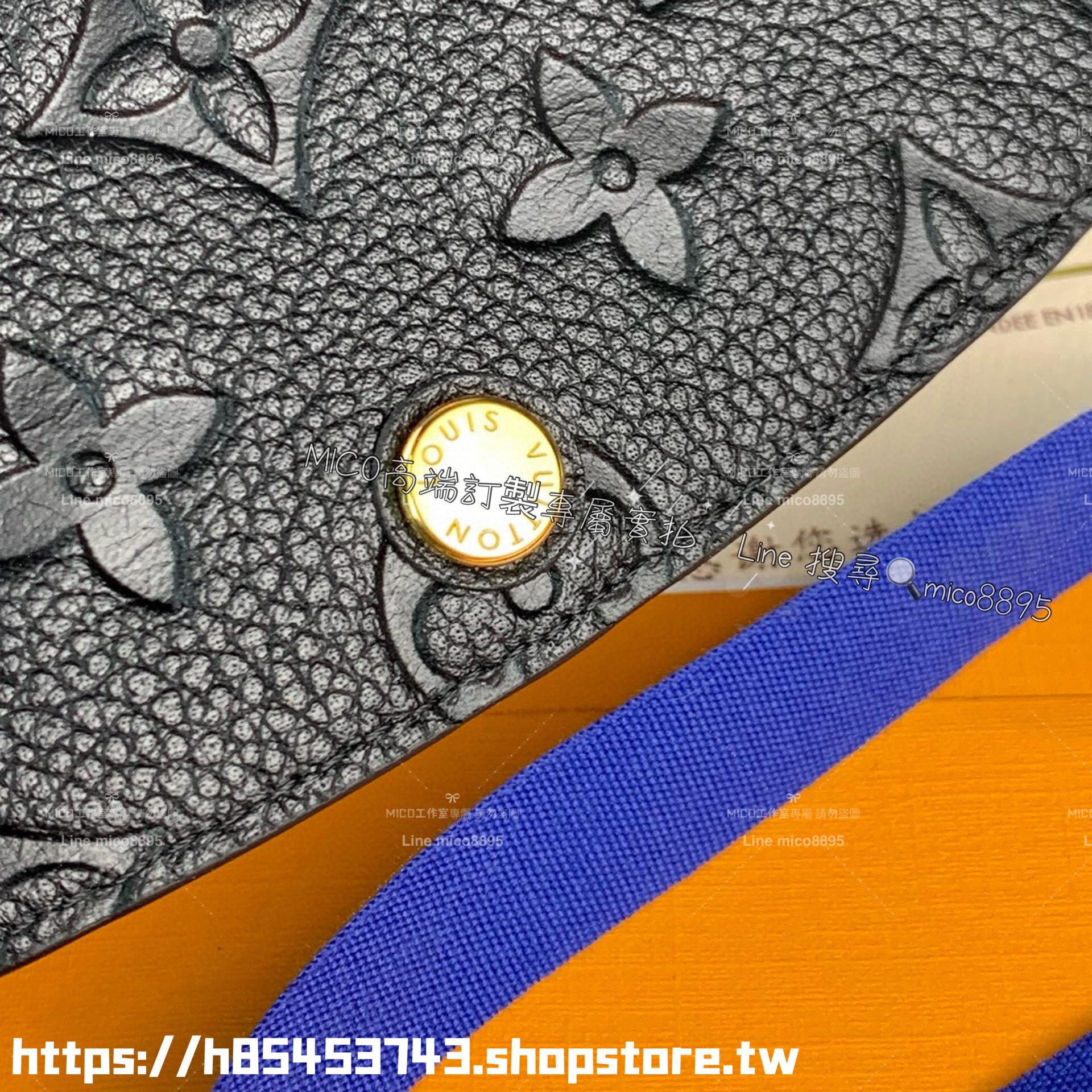 LV 路易威登｜M62369 黑色壓紋 Emilie錢夾/長夾 兩折長夾 19cm