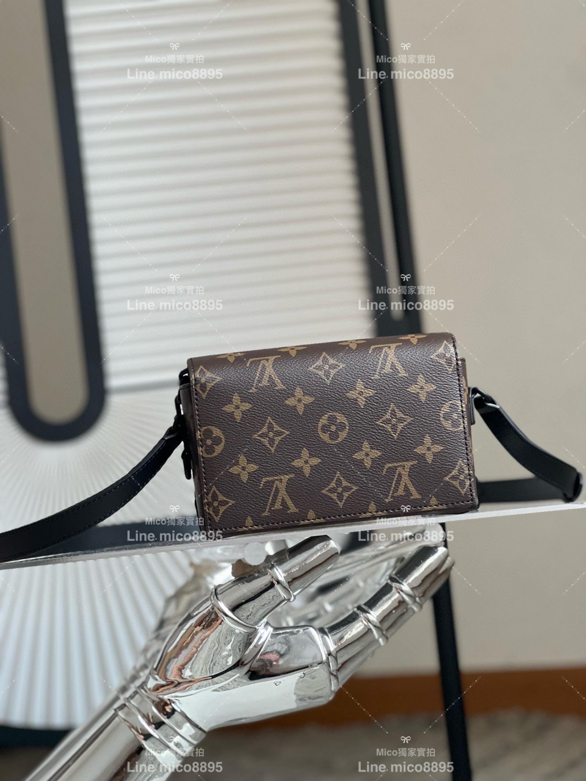 LV 路易威登 老花帆布 Steamer 迷你手袋 M83613 郵差包/盒子包/軟盒 18cm