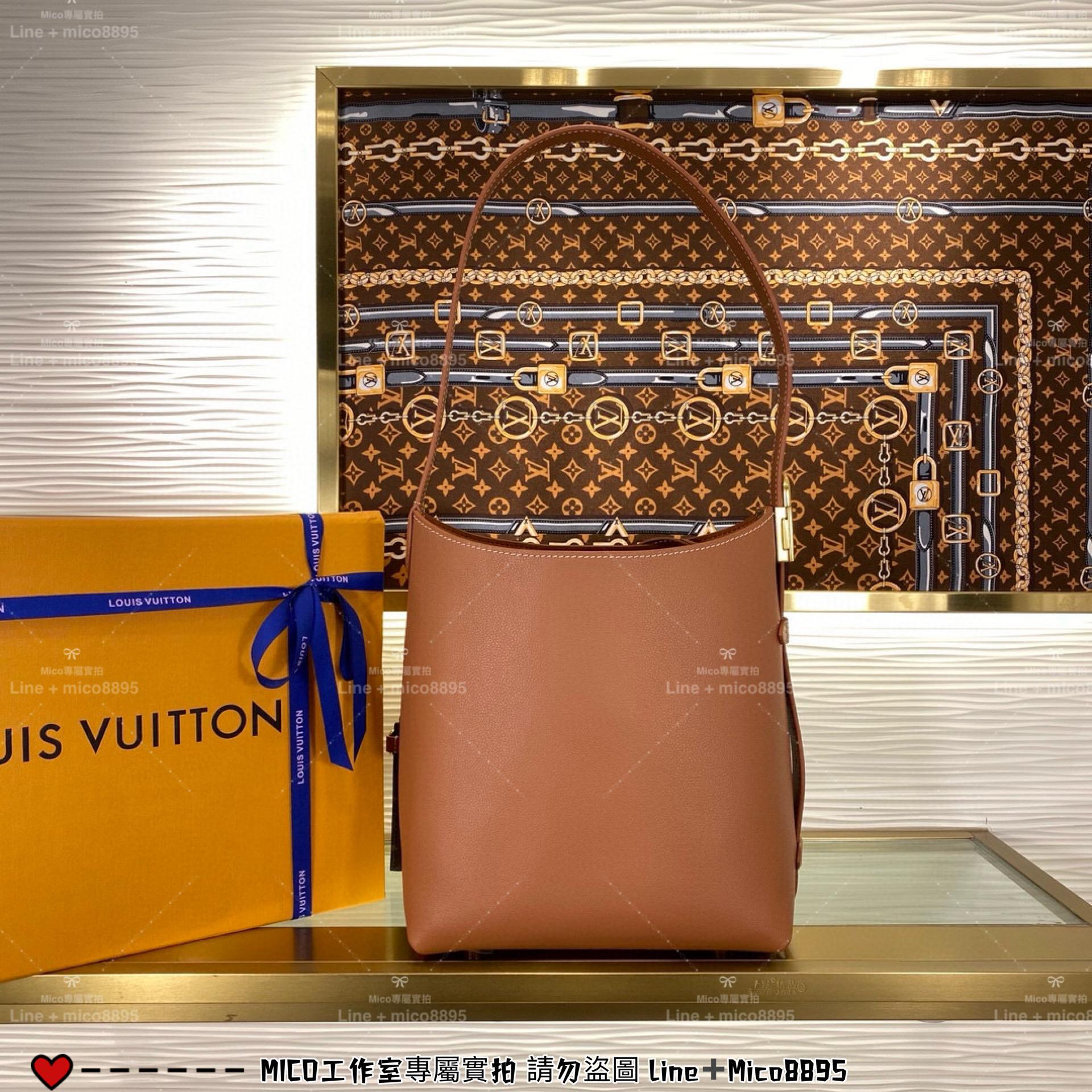 Louis Vuitton LV 【LOW KEY HOBO 焦糖色小號手袋】 M25354棕色 25353鵝黃色 25352 黑色 