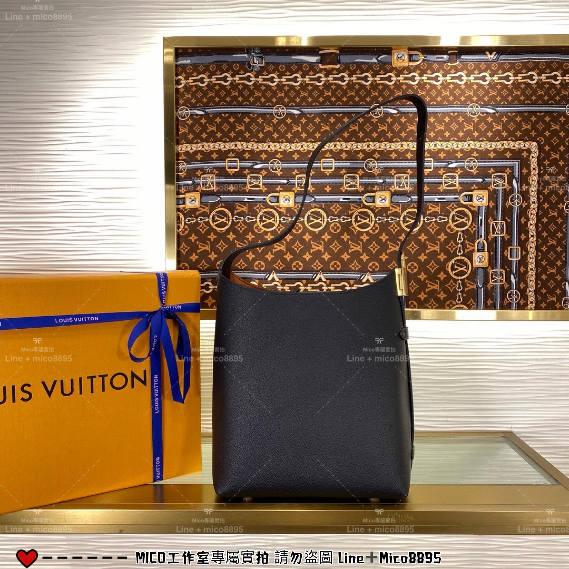 Louis Vuitton LV 【LOW KEY HOBO 黑色小號手袋】 M25354棕色 25353鵝黃色 25352 黑色 