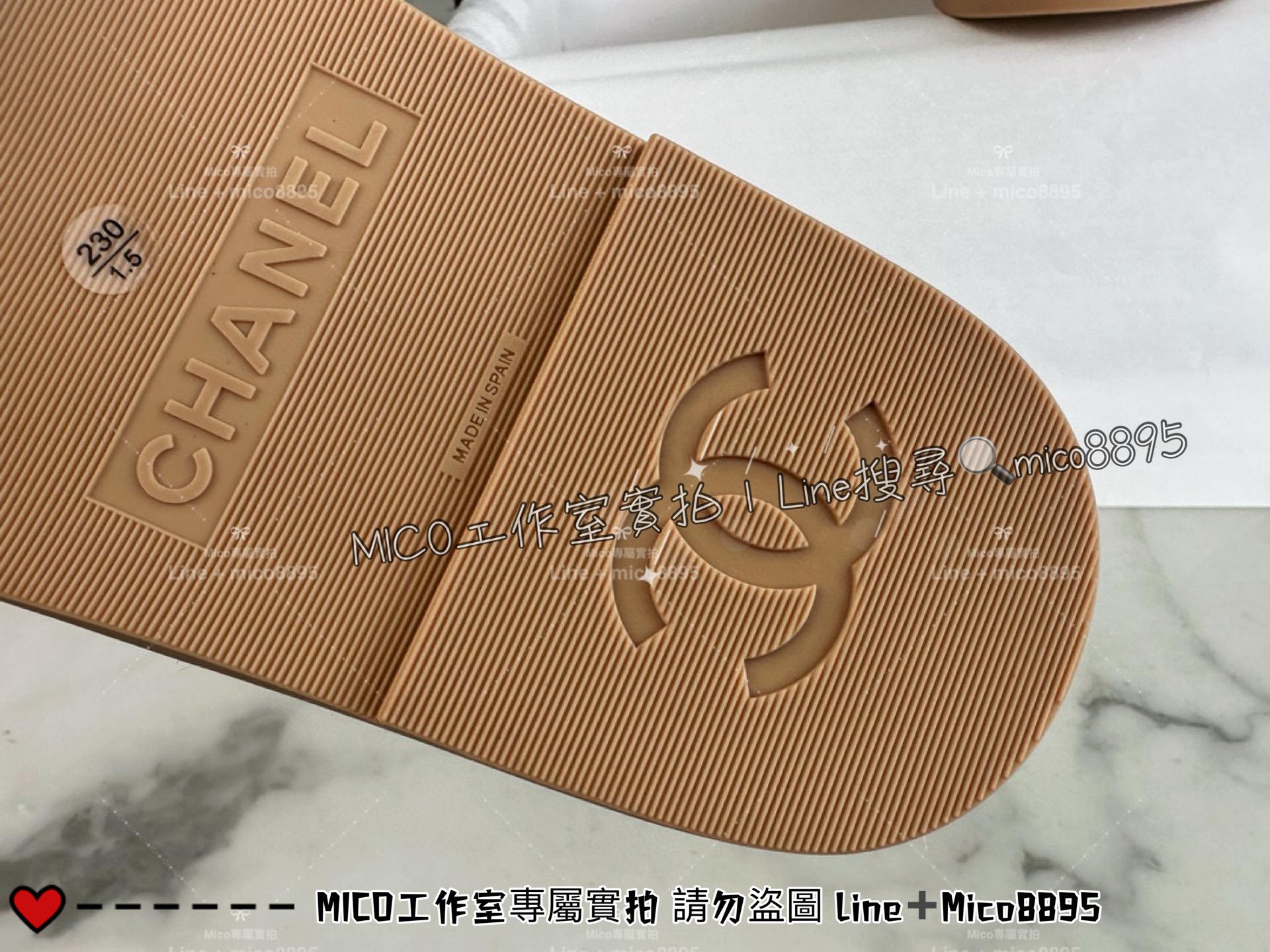 CHANEL｜24c 雙C杏色羊皮羅馬涼鞋 35-39