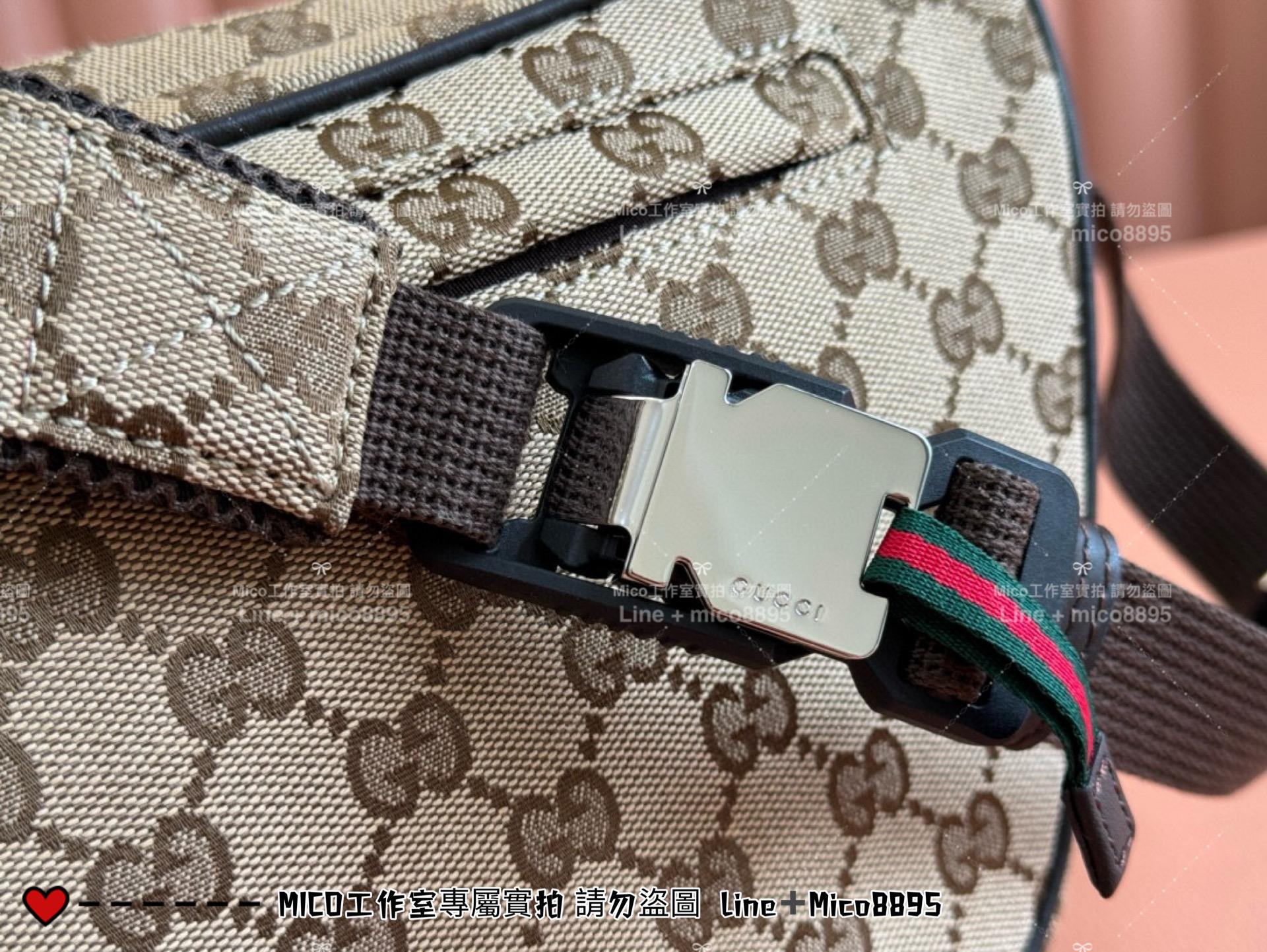 GUCCI 男女通用 Ophidia系列老花胸包 霹靂腰包 34cm