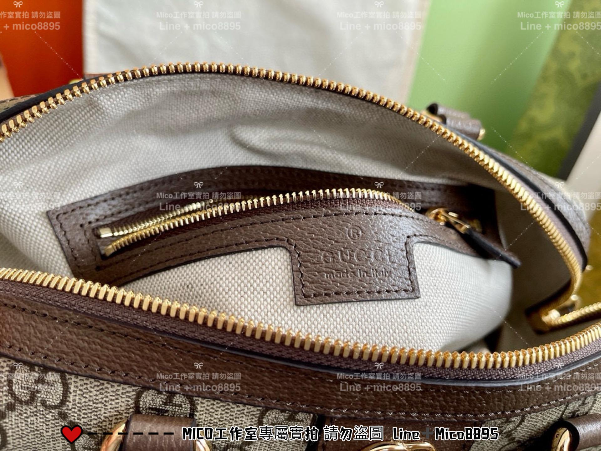 GUCCI 中號波士頓包/枕頭包 Ophidia 搭配可拆式肩帶 26cm