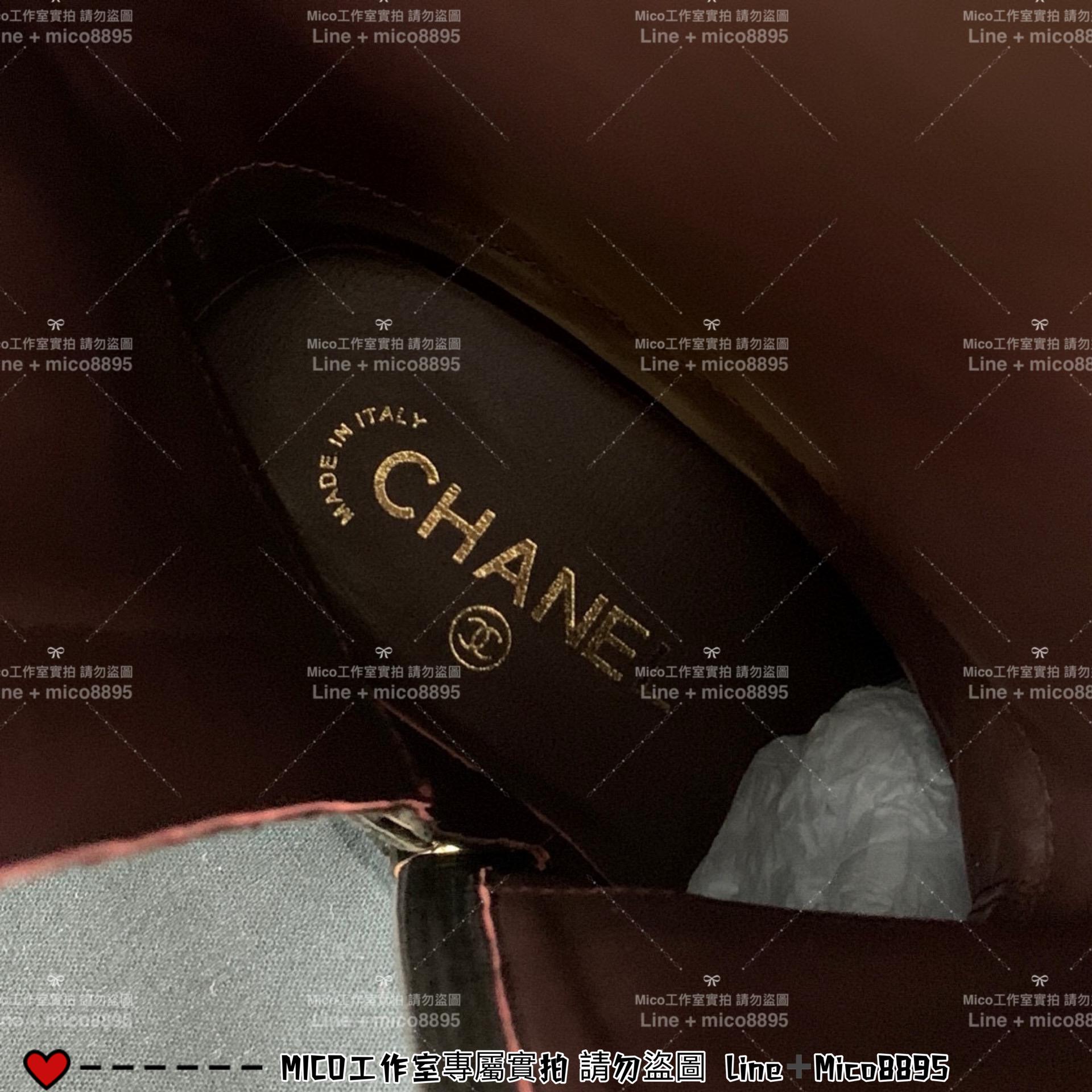 Chanel｜22A 後跟騎士鏈條真皮騎士長靴 外層牛皮/內裡羊皮 35-40