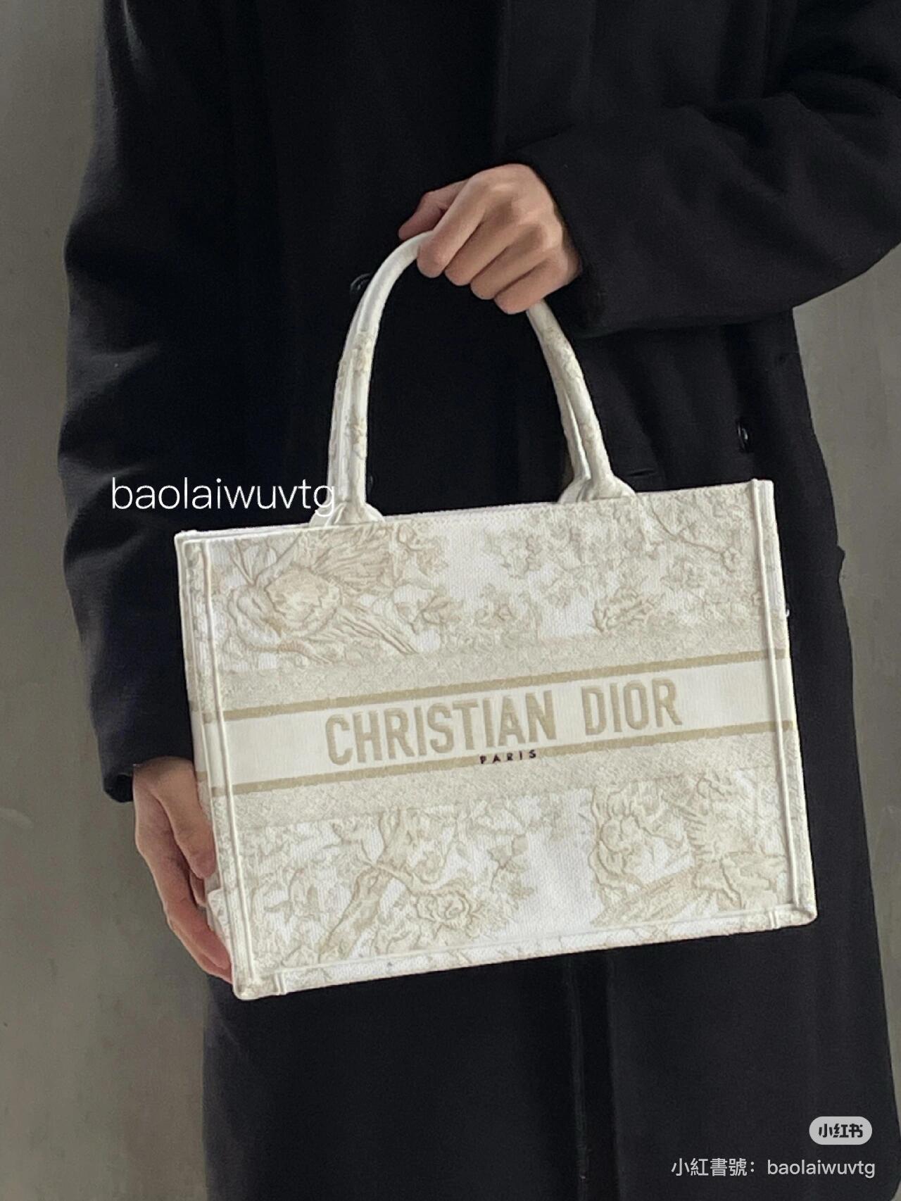 Dior BookTote 小號刺繡托特包/手提包 26.5cm