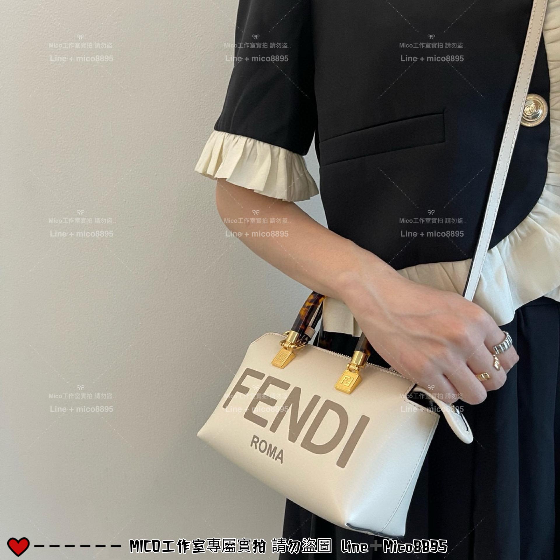 FENDI 全皮款 真皮 5個色 Mini ByThe Way迷你包 17*18CM