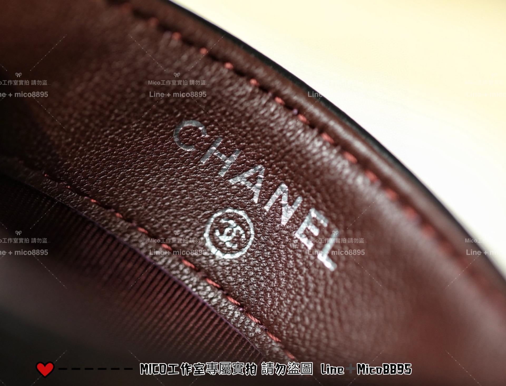 Chanel 小羊皮/銀釦 菱格紋 Cardholder 卡包 卡套