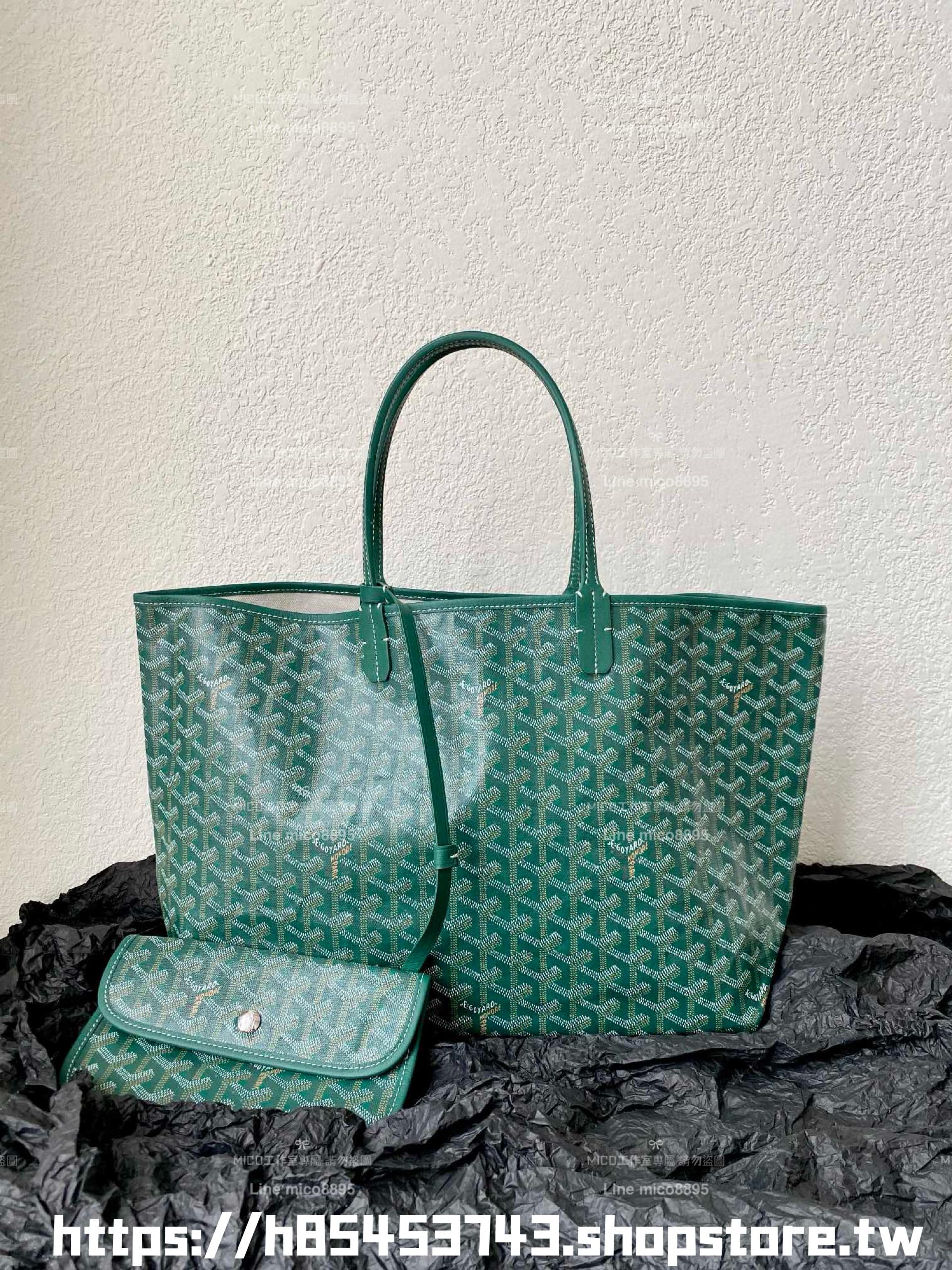 Goyard 經典款 （8色）中號 St. Louis PM防水帆布LOGO購物包 托特包 媽媽包 47cm